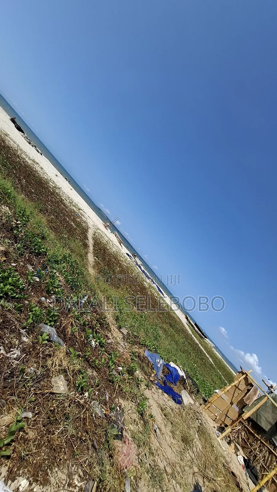 Beach Plot at Bahar Beach Looking at the Sea in Kinondoni