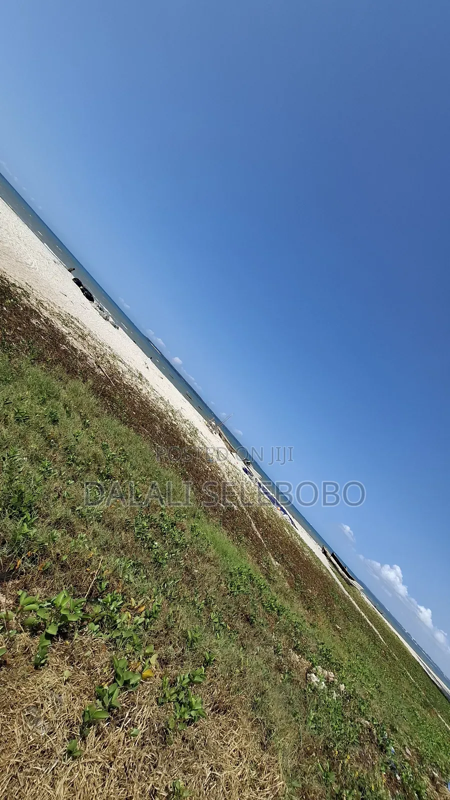 Beach Plot at Bahar Beach Looking at the Sea in Kinondoni
