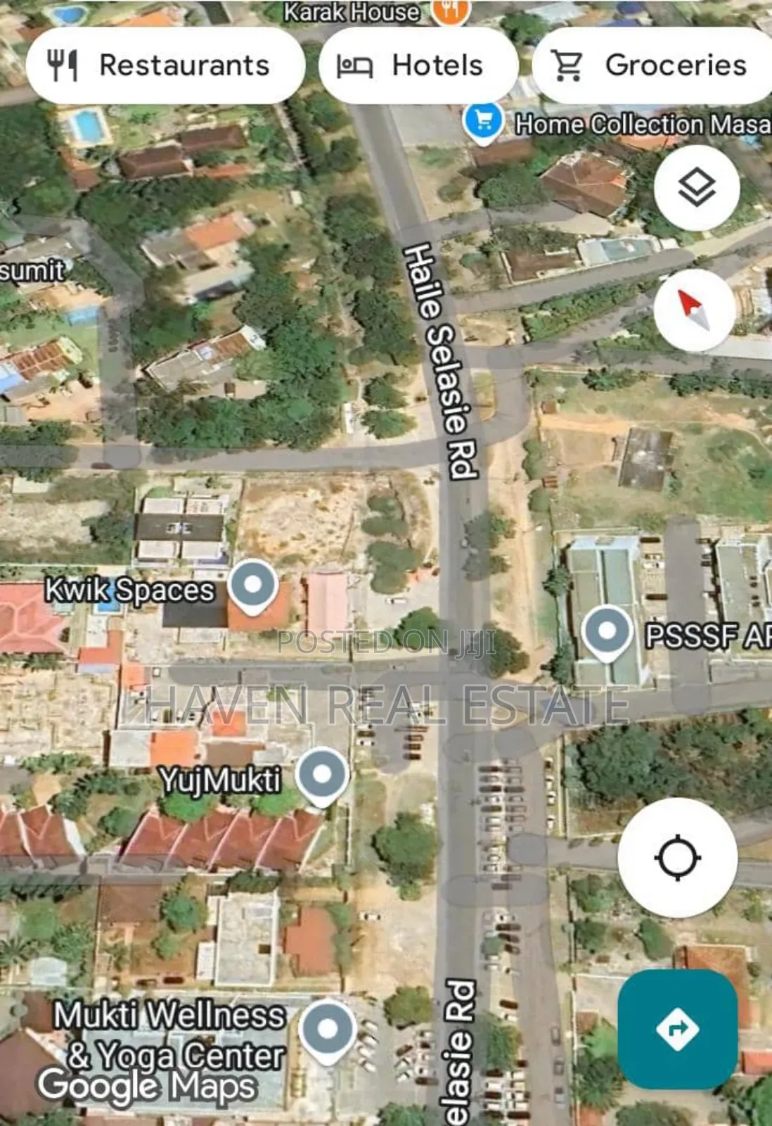 Corner Plot for Sale Along Haile Selassie Road, Masaki in Masaki