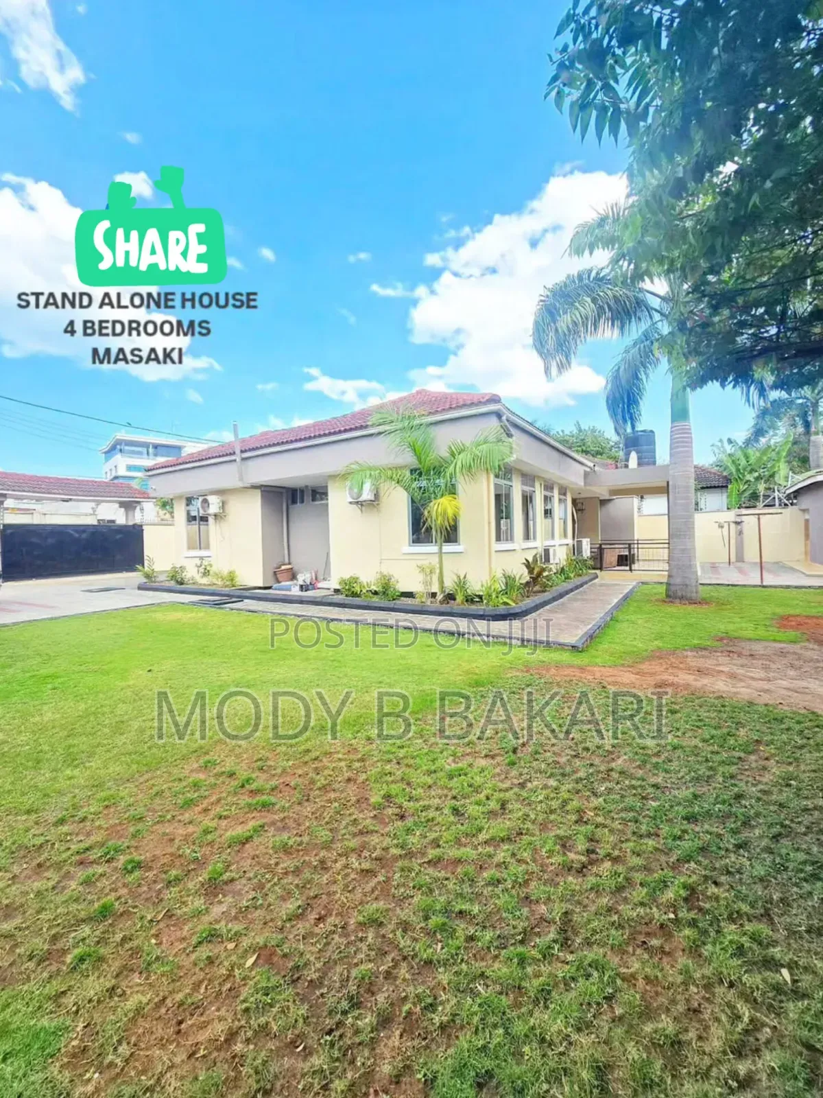 4bdrm House in Masaki for rent in Masaki