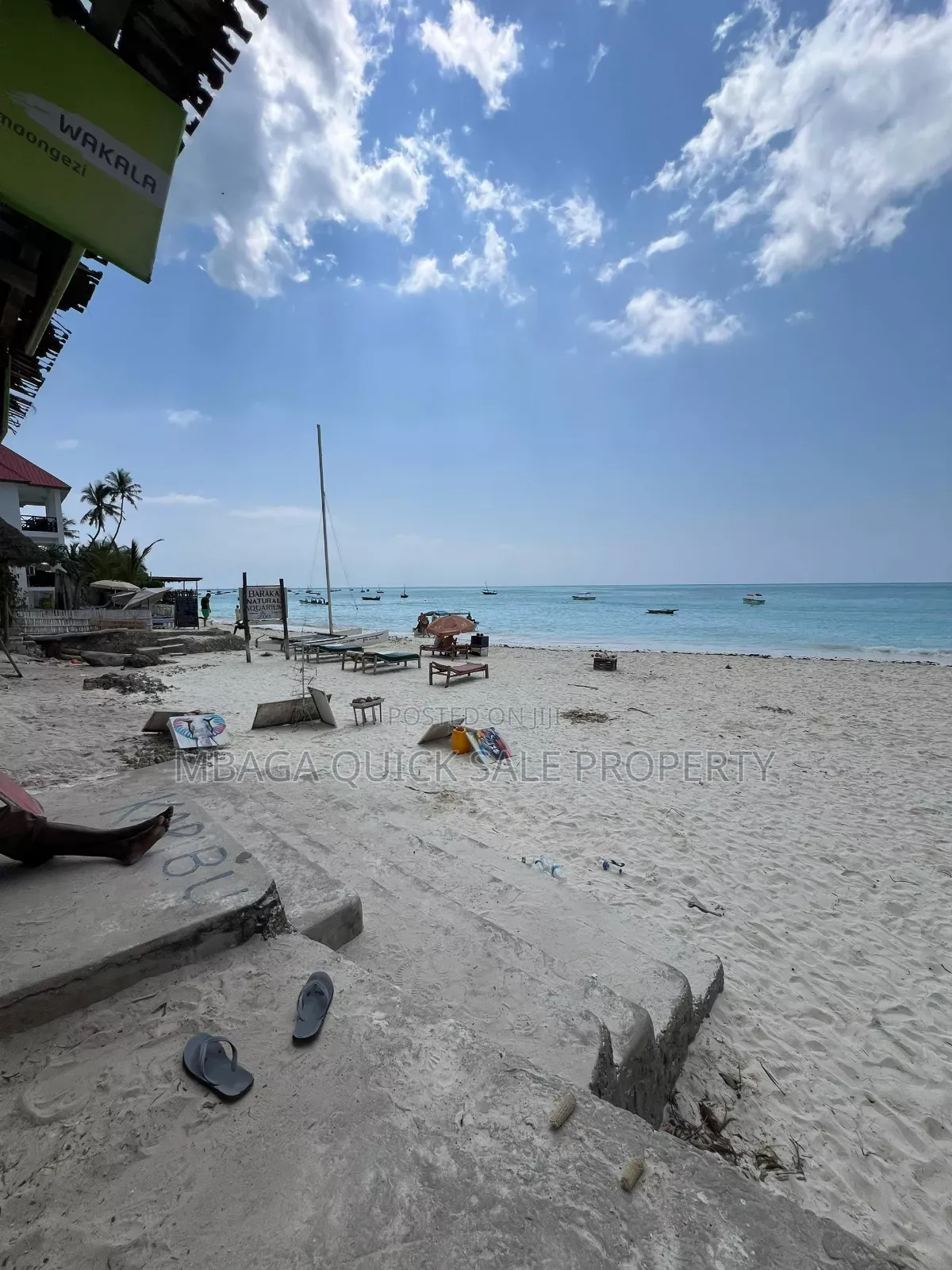 White Sand Beach Plot for Sale at Zanzibar Nungwi in Unguja North