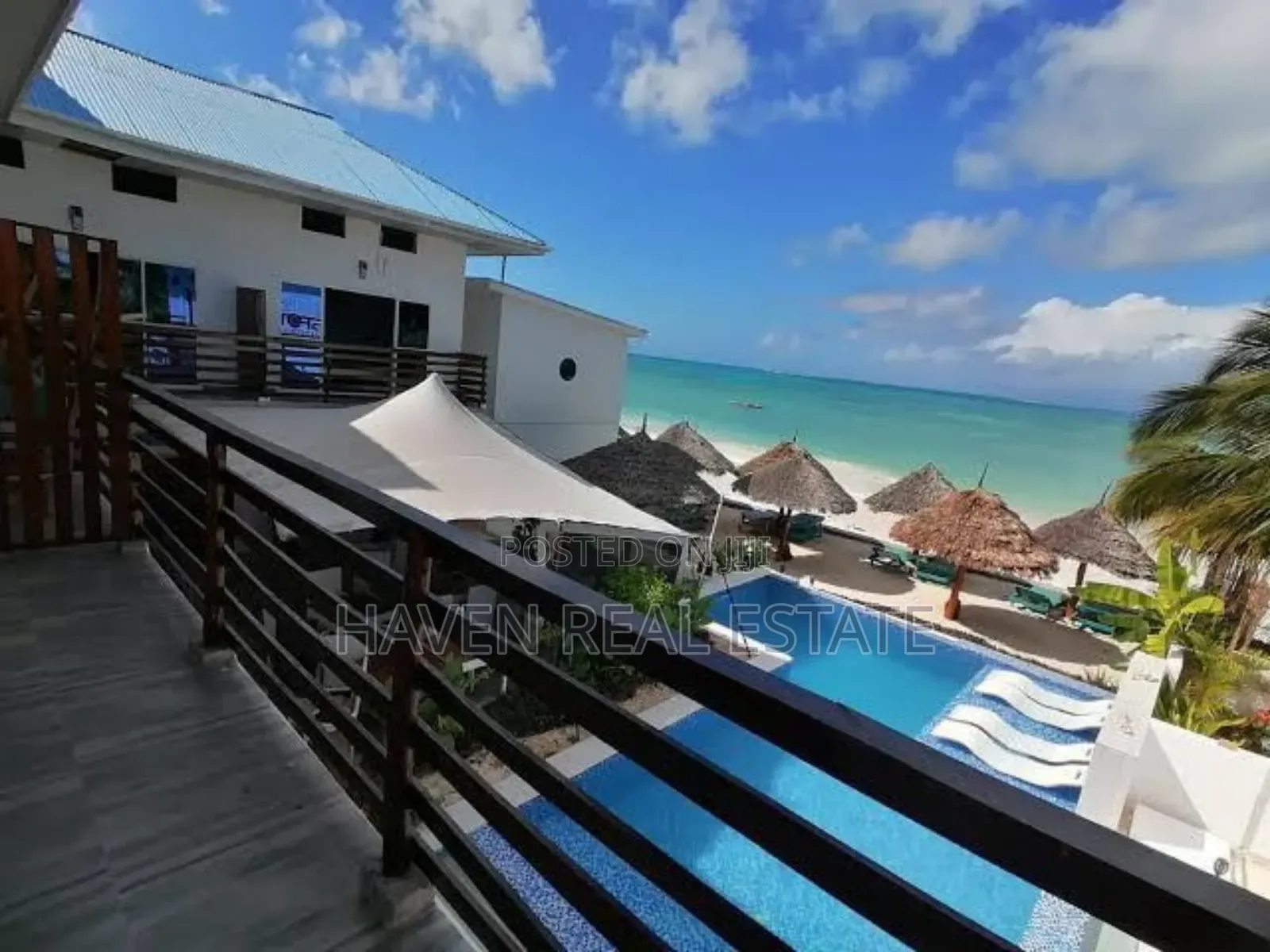 Beach Hotel for Sale at Jambiani Zanzibar in Unguja North