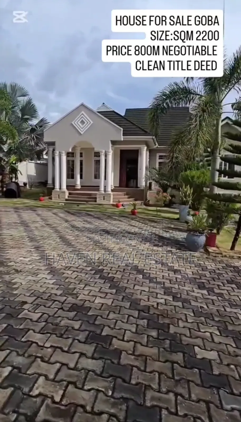 4bdrm House in Goba for sale in Goba