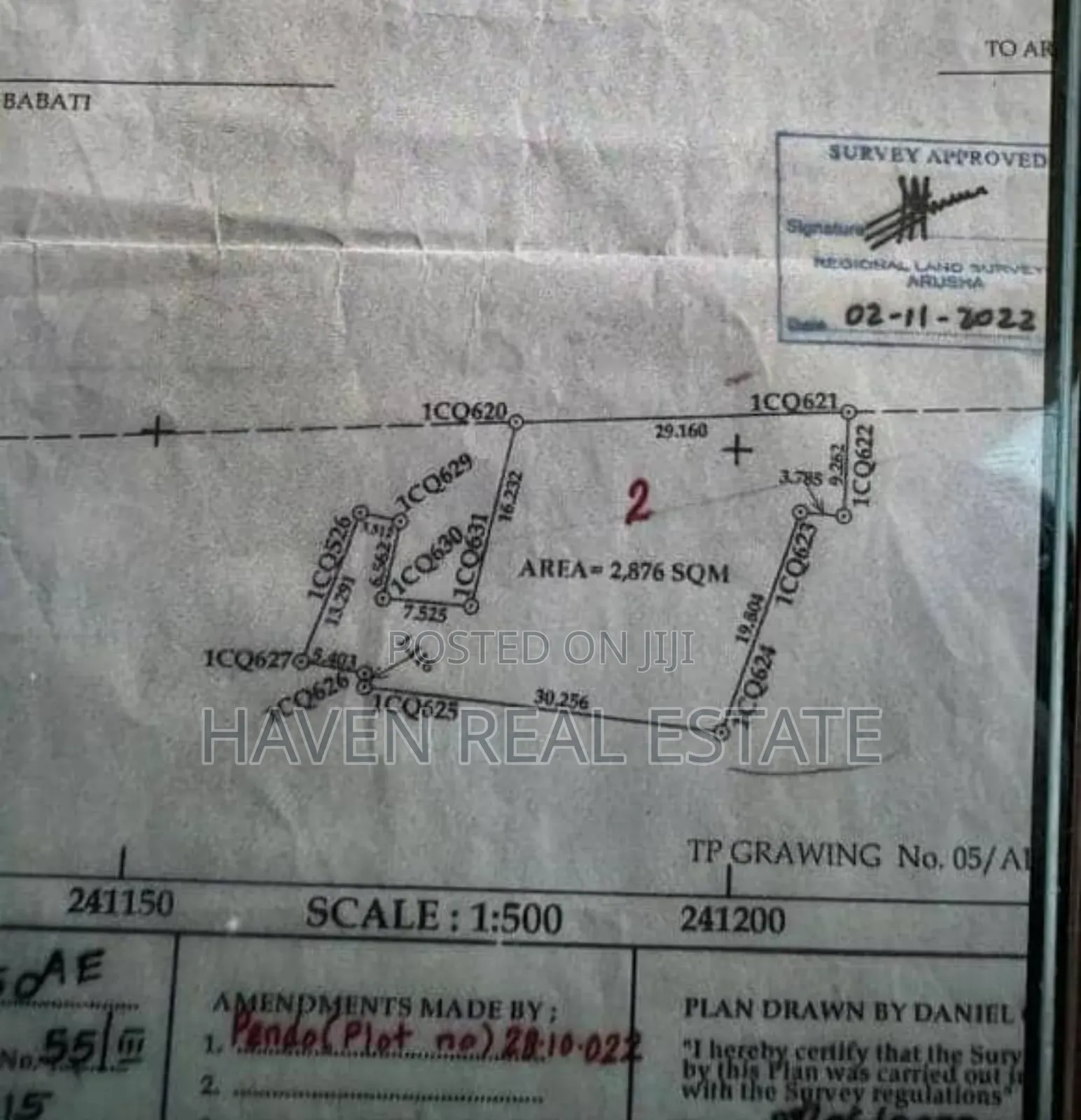 Corner Plot Inayogusa Lami Arusha-Babati Inauzwa Ostabei, Arusha in Arusha