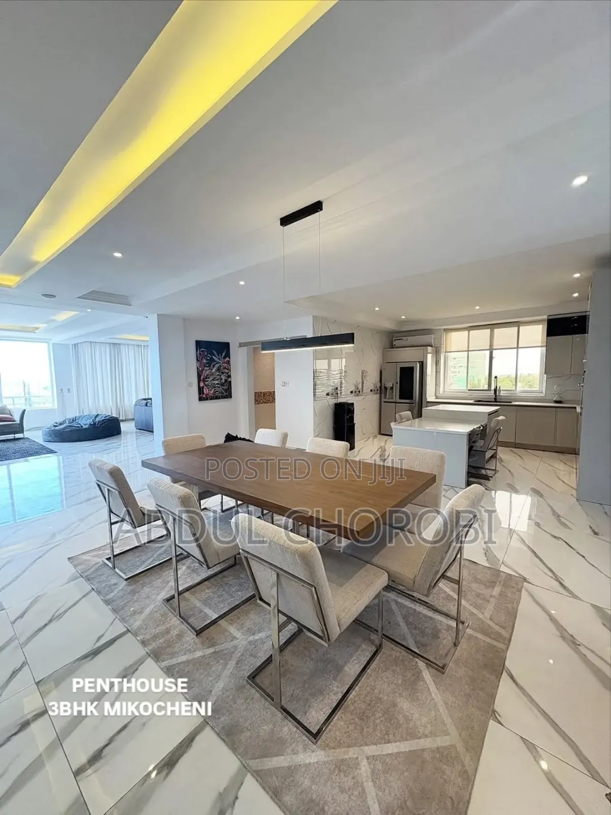 Furnished 3bdrm Penthouse in Mikocheni for rent in Mikocheni