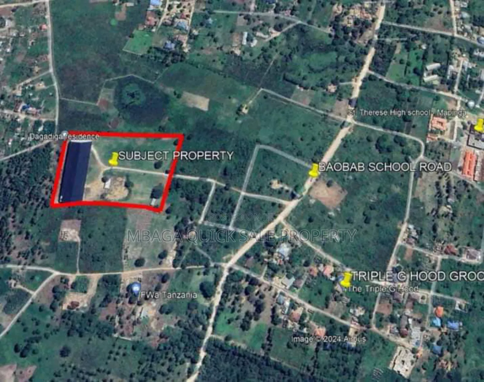 Plot With 10 Acres Godown SQM 3000 for Sale at Vikawe Bagamoyo in Bagamoyo
