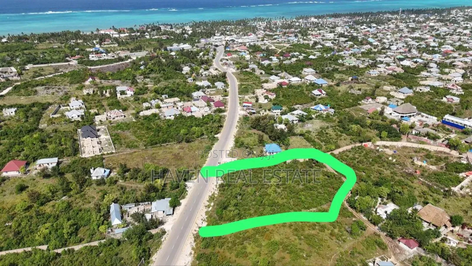 Prime Plot for Sale at Bwejuu Zanzibar in Unguja North