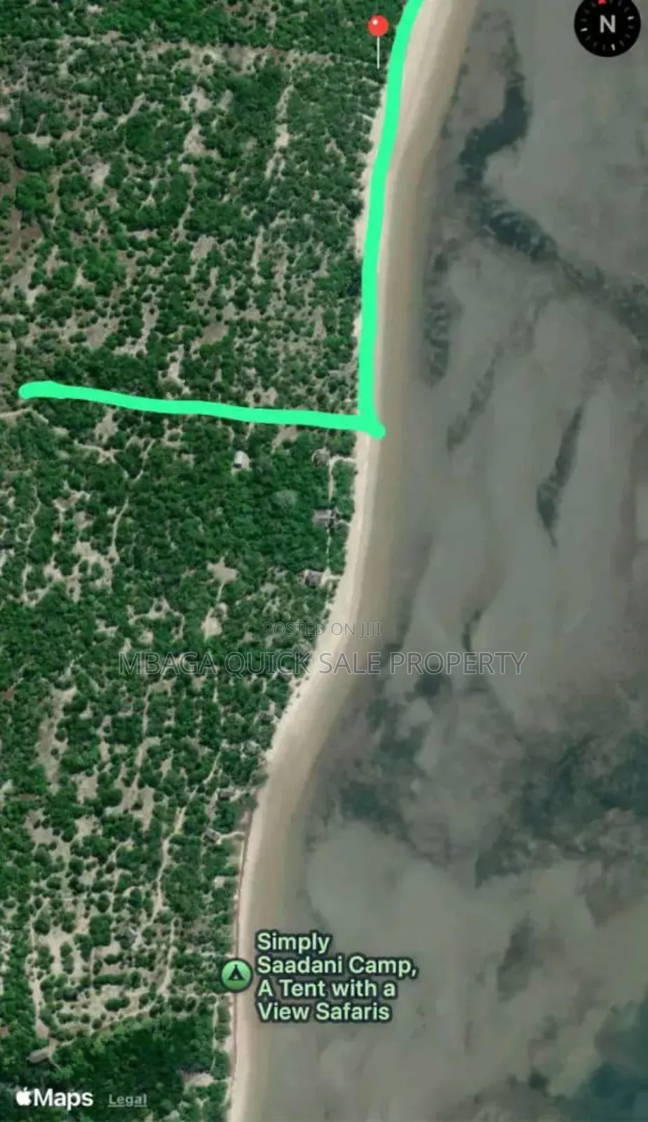 Beach Plot for Sale Per Acres Located at Tanga in Tanga City