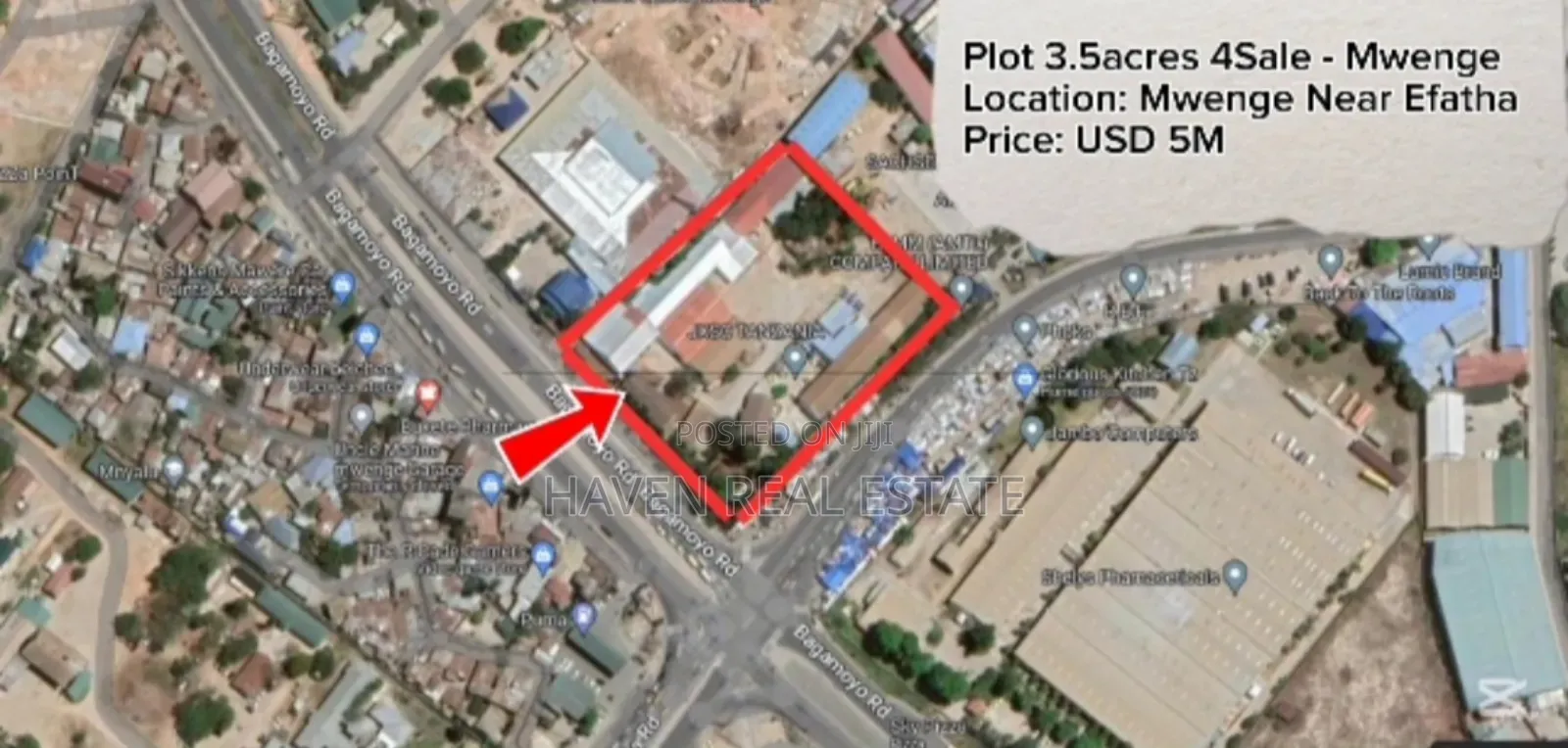 Prime Commercial Property for Sale at Mwenge in Kinondoni