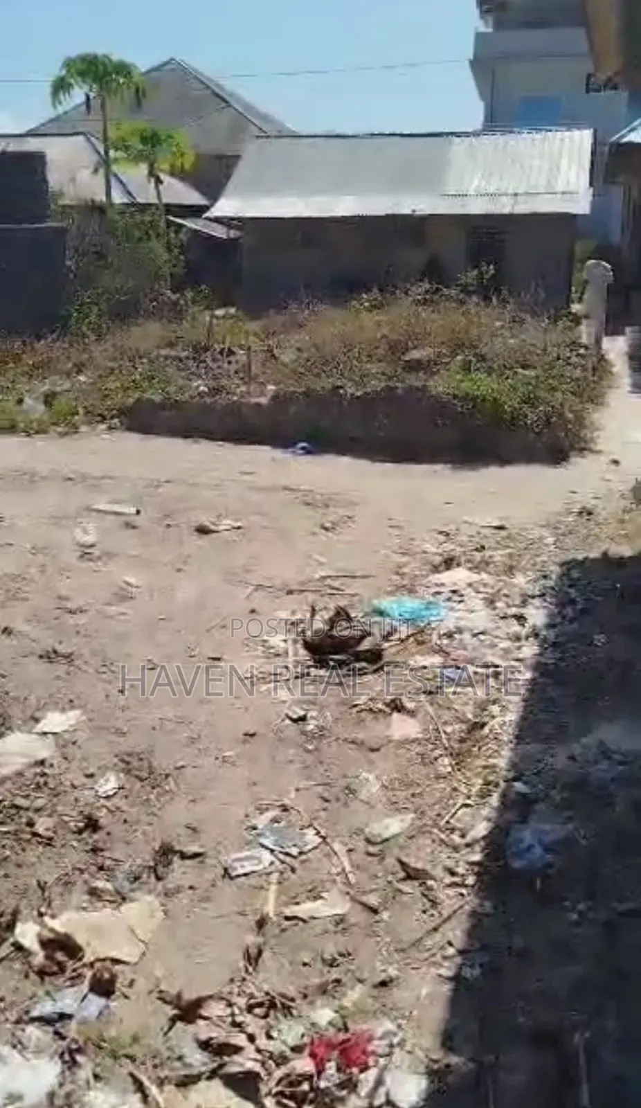 Second Line Beach Plot for Sale at Zanzibar in Unguja North