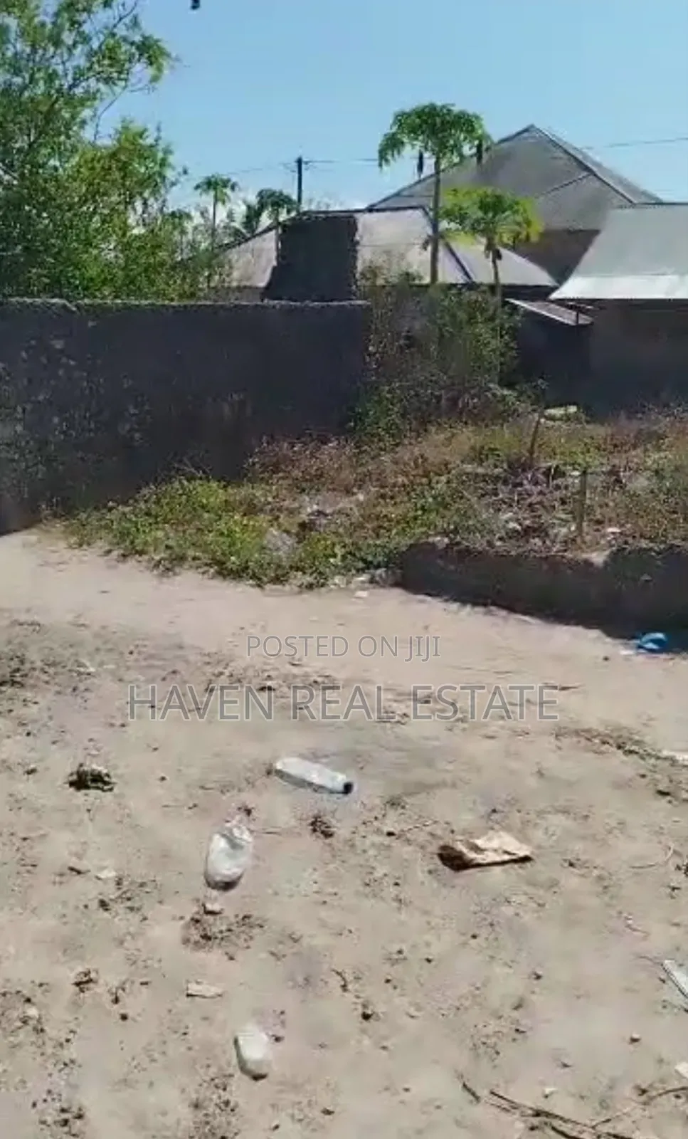 Second Line Beach Plot for Sale at Zanzibar in Unguja North