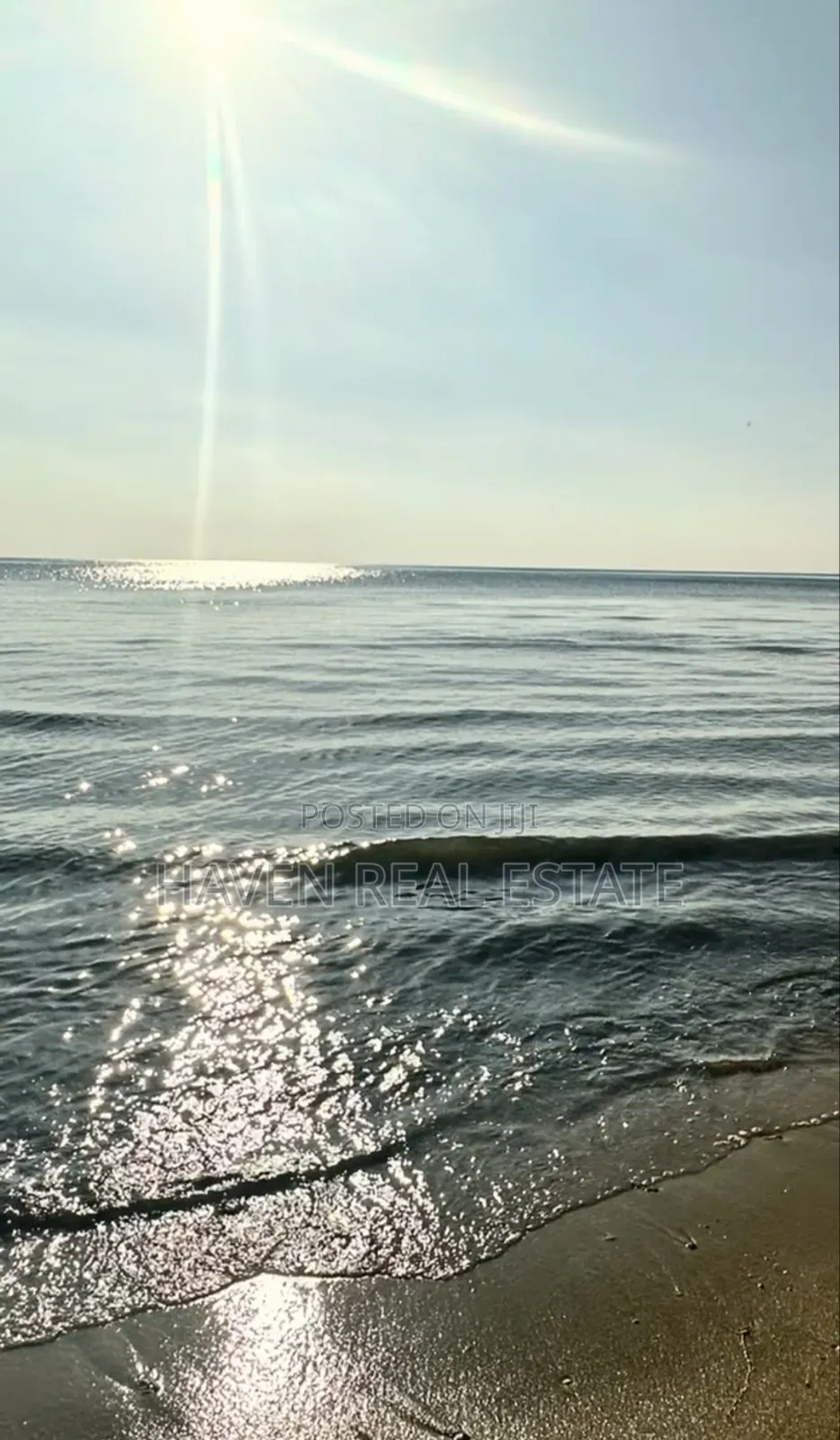 A Sunset Beach Cliff Plot for Sale at Zanzibar in Unguja North