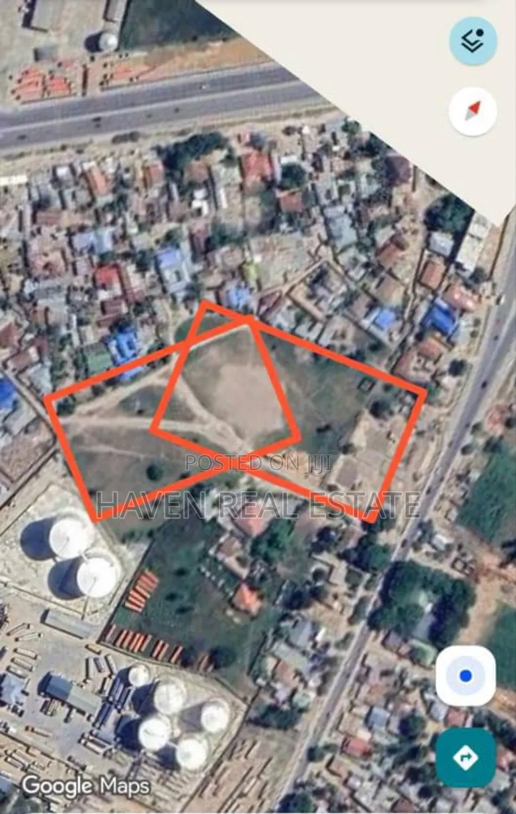 3.8 Acres Industrial Plot for Sale Kigamboni, Kibada in Kibada