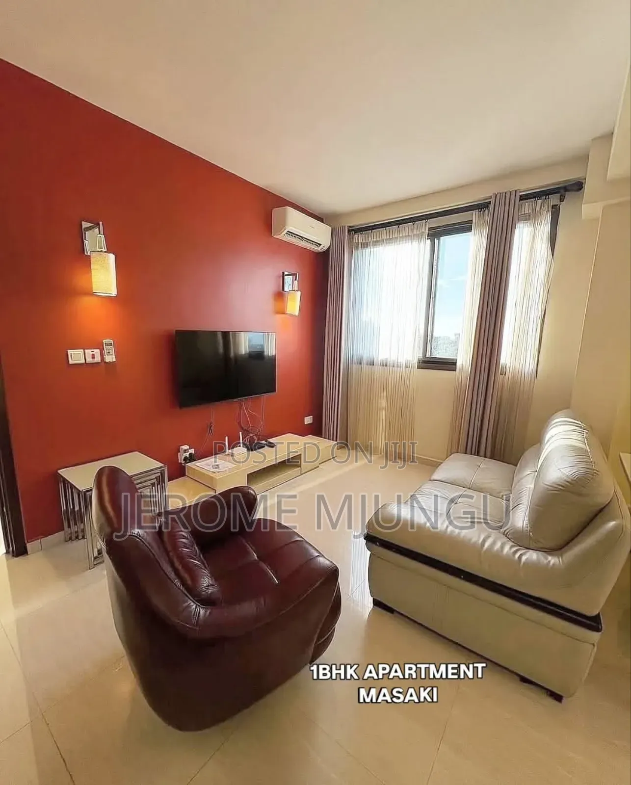 Furnished 1bdrm Apartment in Masaki for rent in Masaki
