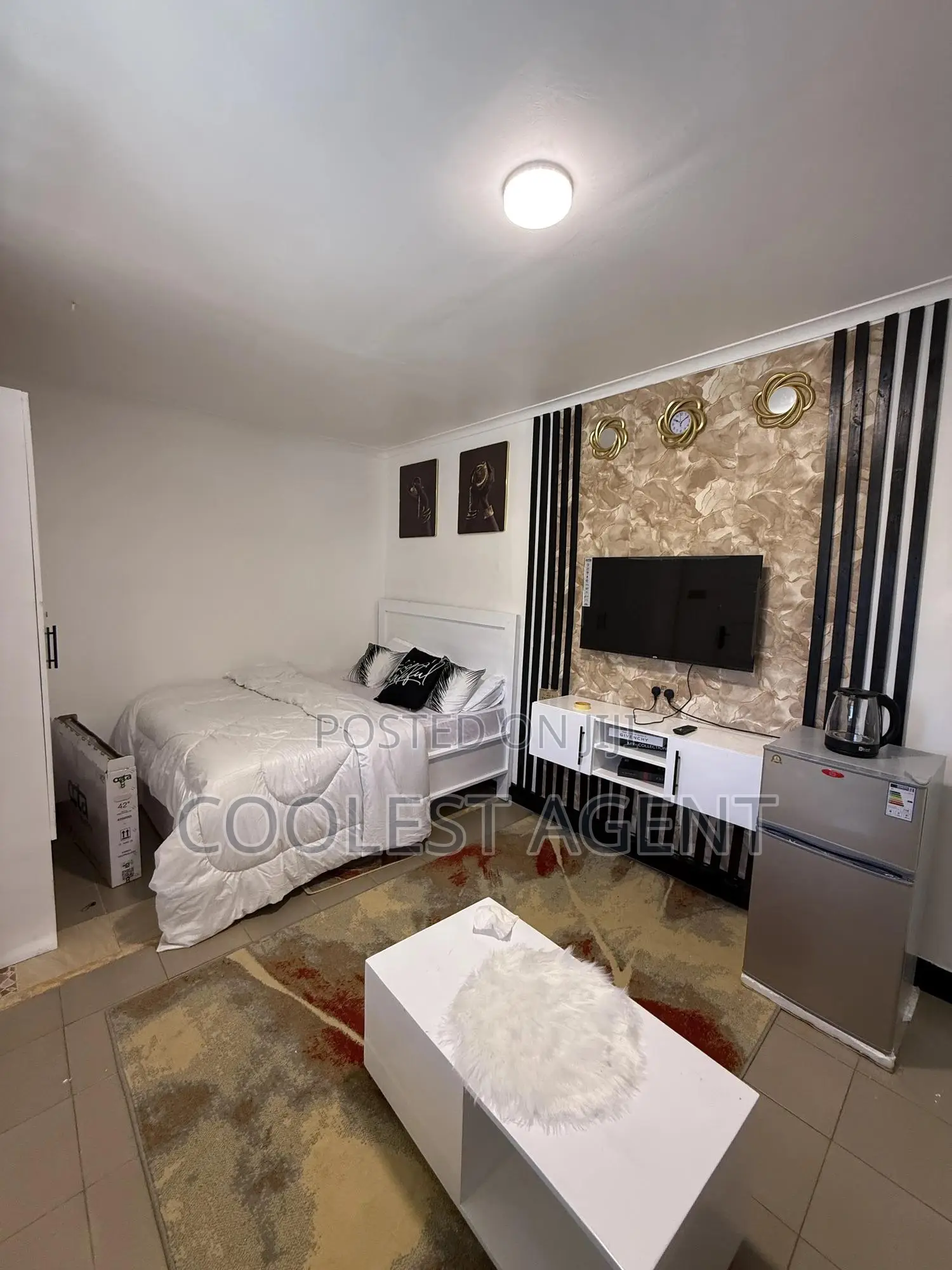 Furnished Studio Apartment in Coolest Estate, Mikocheni for rent in Mikocheni