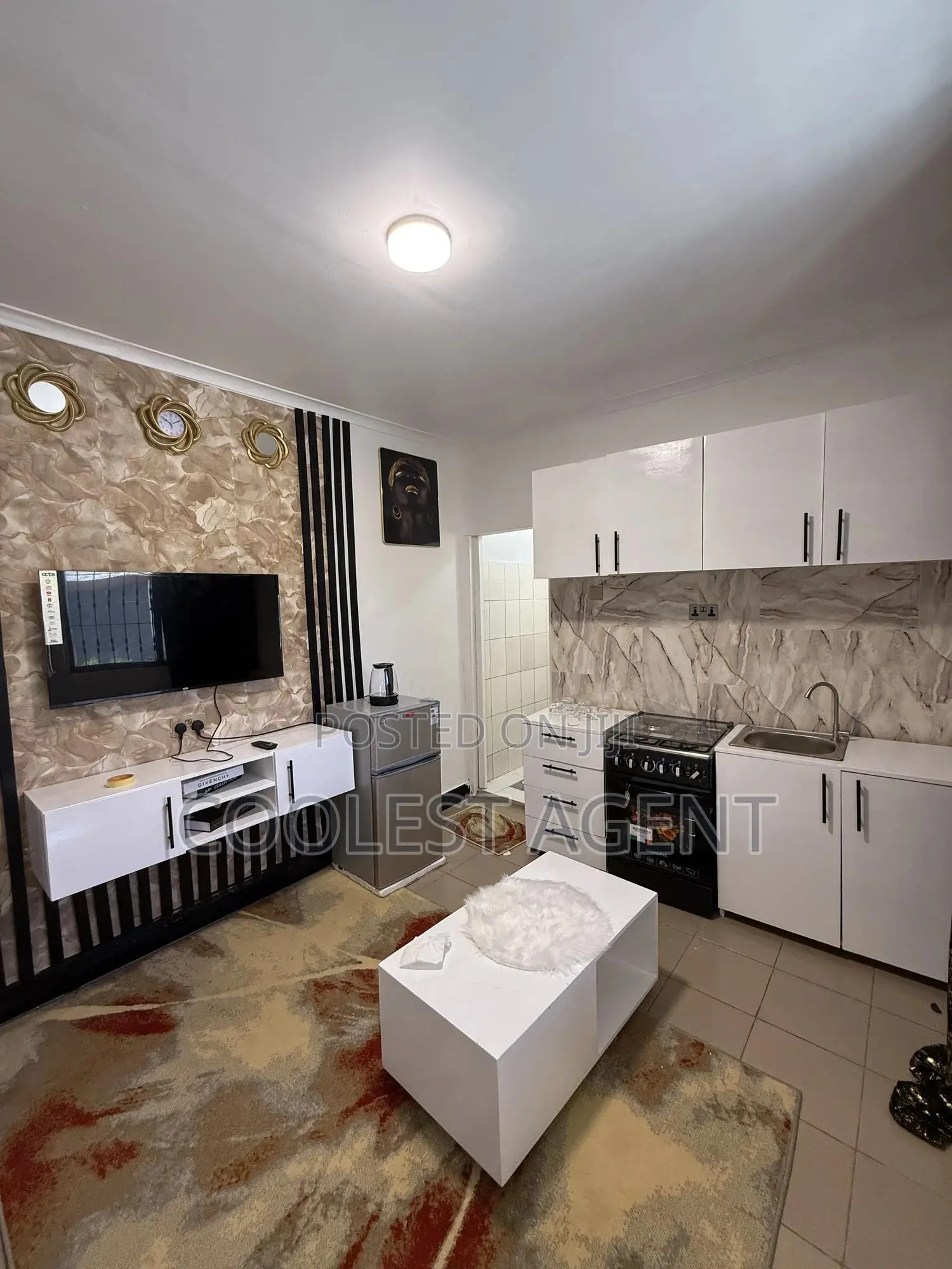 Furnished Studio Apartment in Coolest Estate, Mikocheni for rent in Mikocheni
