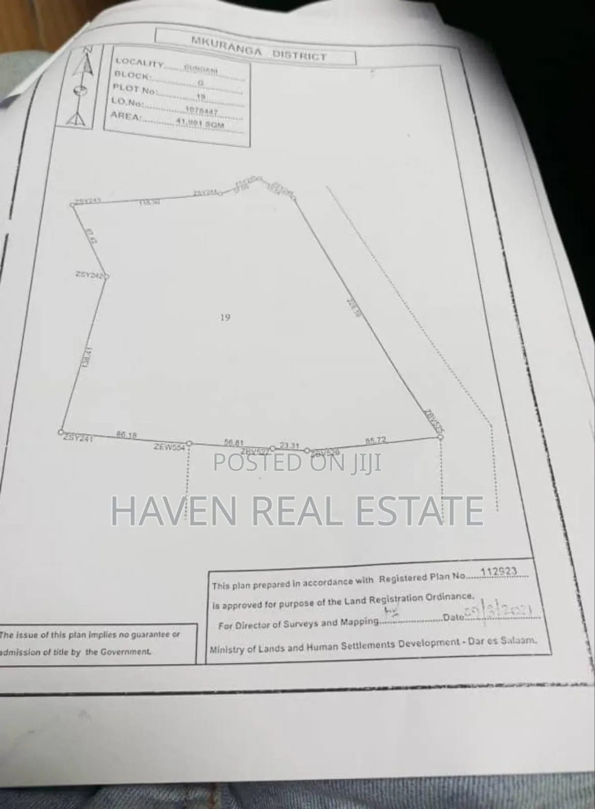 Industrial Plot Ya Ekari 10 Inauzwa Dundani, Mkuranga in Mkuranga