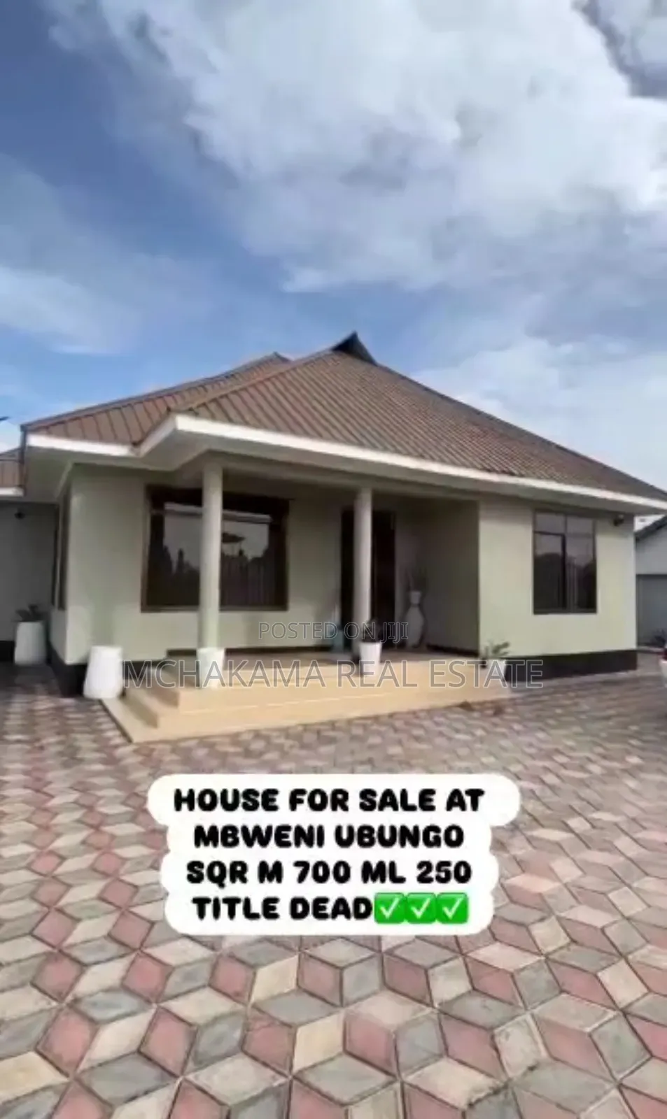 3bdrm House in Mchakama Real Estate, Mbweni for sale in Mbweni