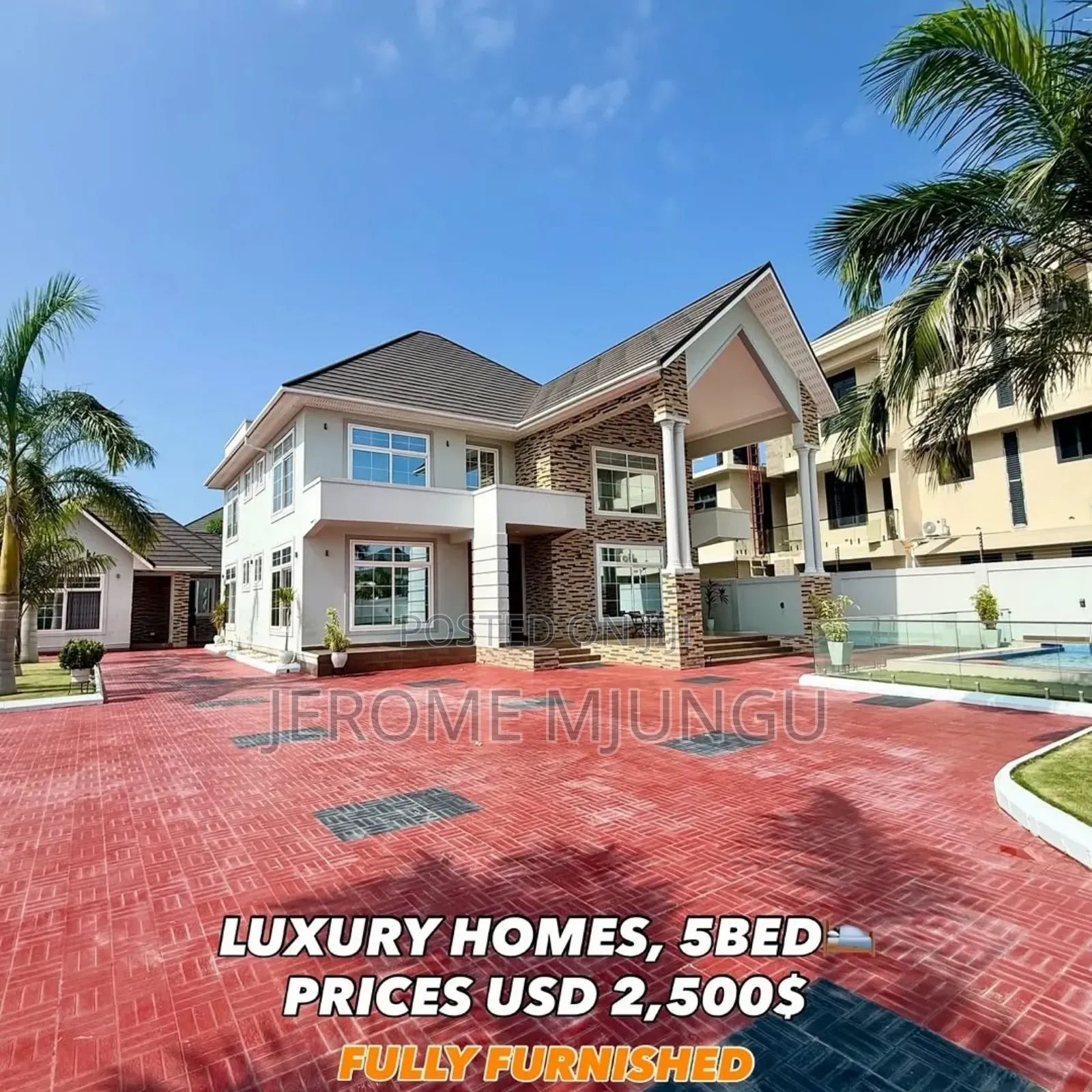 Furnished 5bdrm House in Mbweni for rent in Mbweni