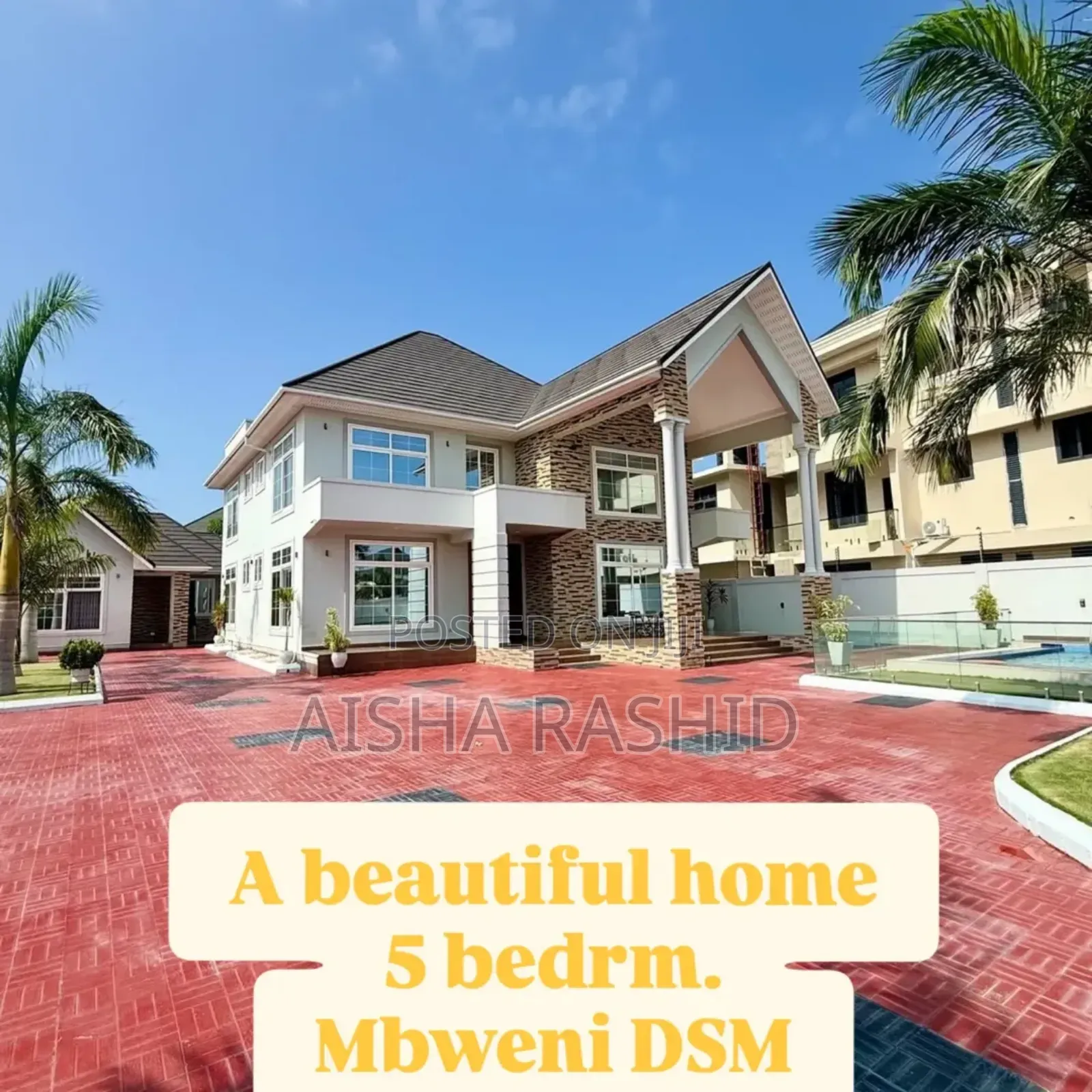 Furnished 5bdrm House in Mbweni for rent in Mbweni