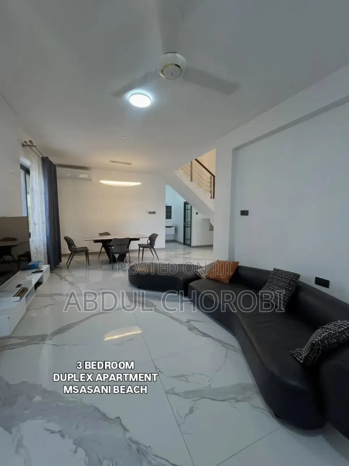 Furnished 3bdrm Duplex in Msasani for rent in Msasani