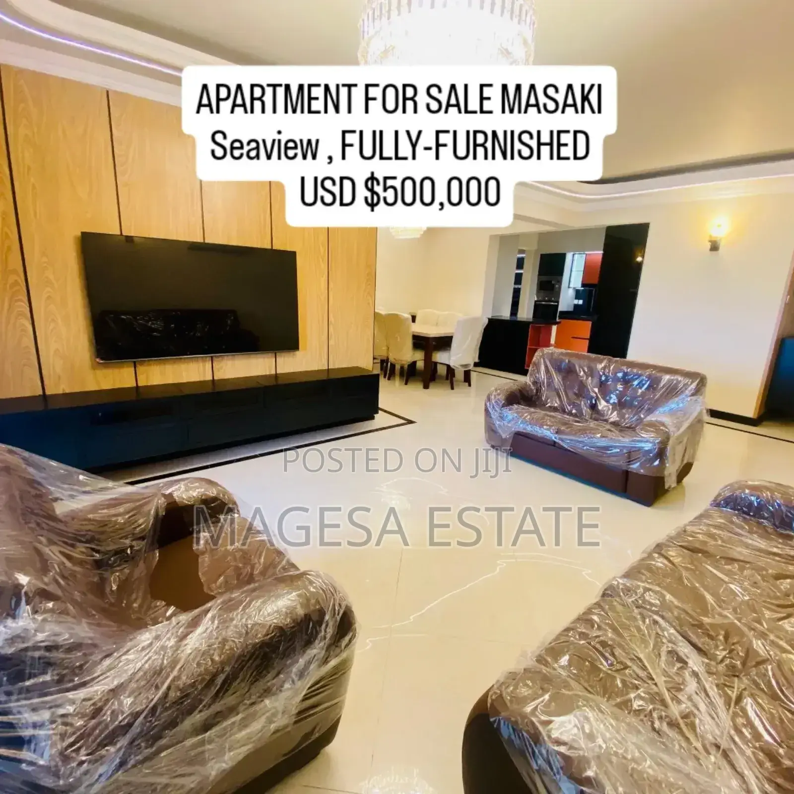 Furnished 3bdrm Apartment in Masaki for sale in Masaki