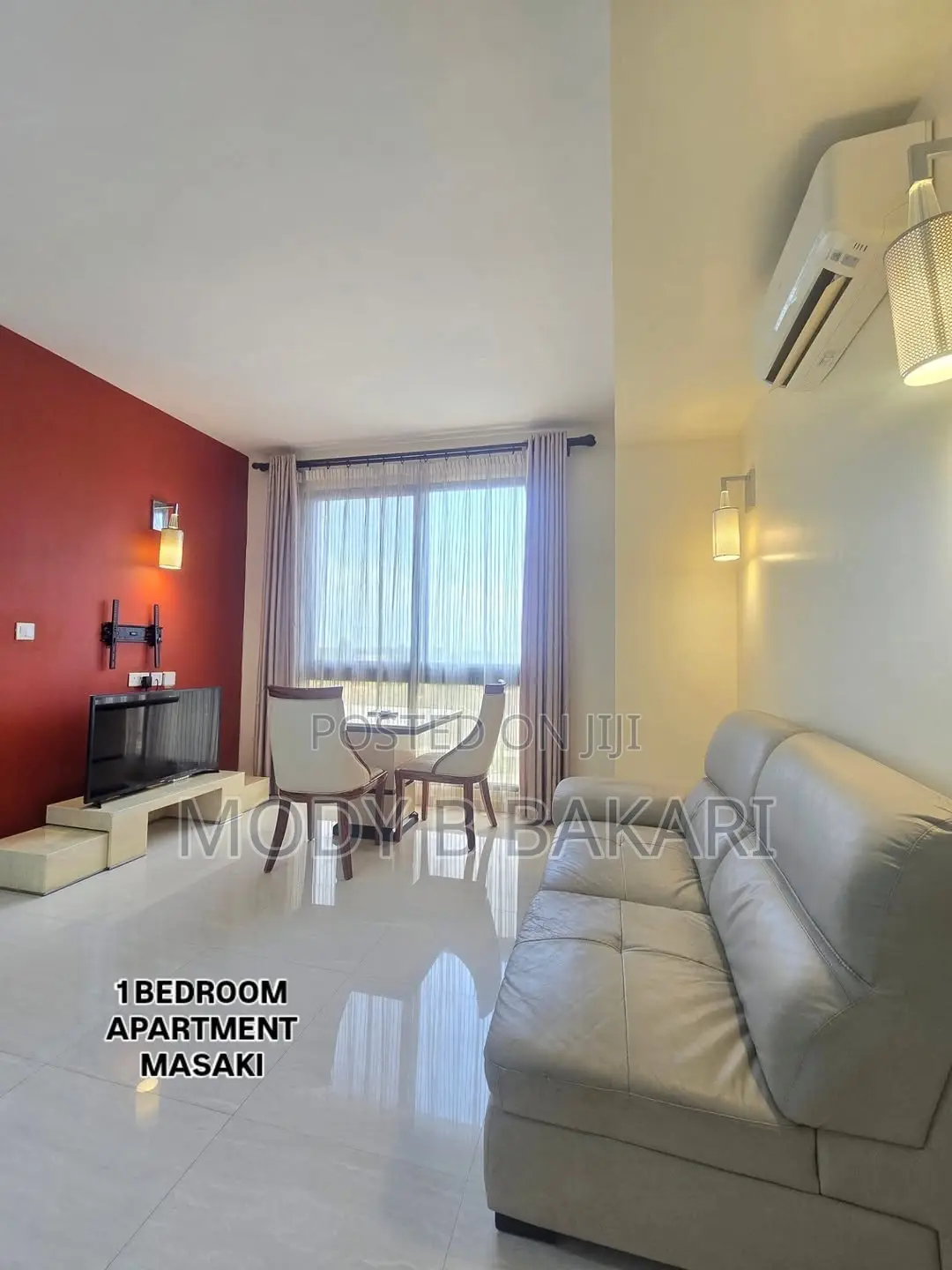 Furnished 1bdrm Apartment in Masaki for rent in Masaki