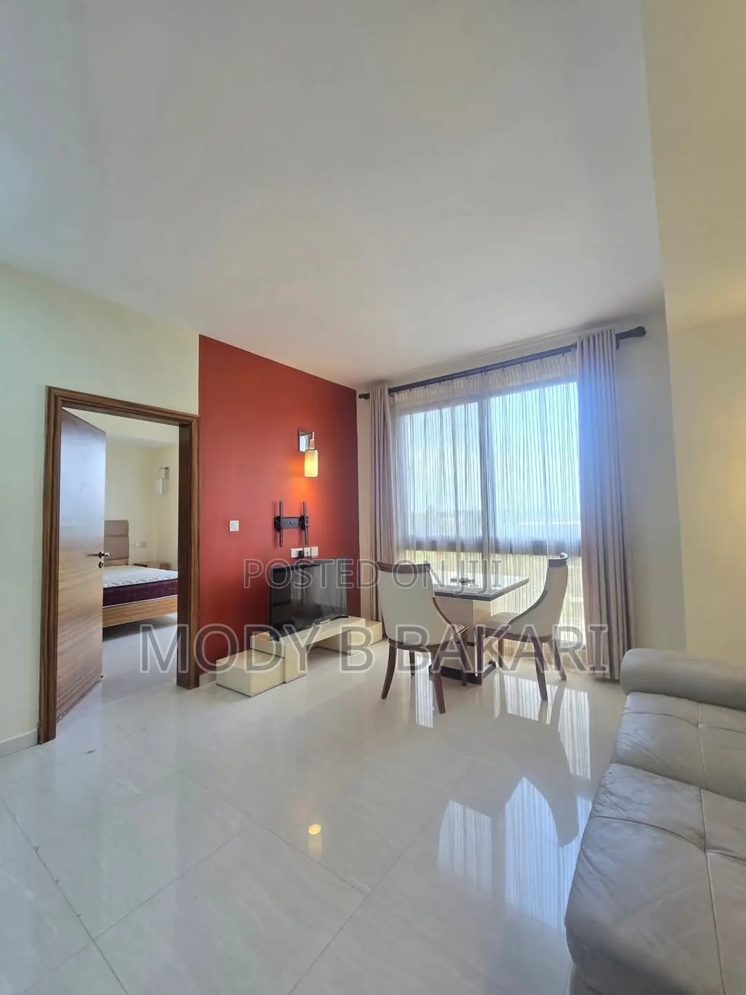 Furnished 1bdrm Apartment in Masaki for rent in Masaki