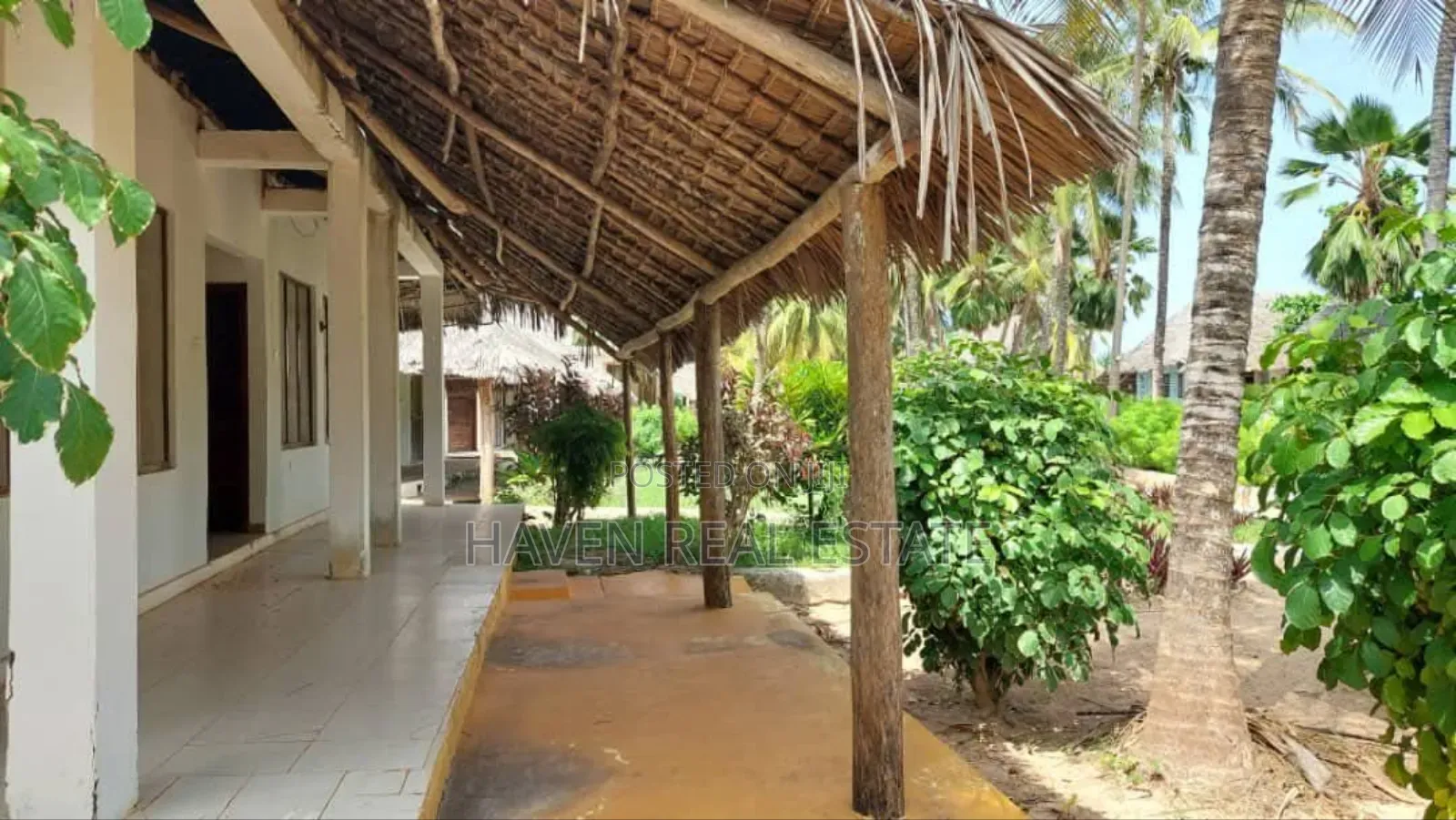 Beach Plot or Old Hotel for Sale at Matemwe Zanzibar in Unguja North