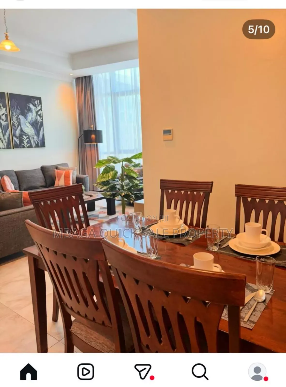Furnished 3bdrm Apartment in Upanga for rent in Upanga West
