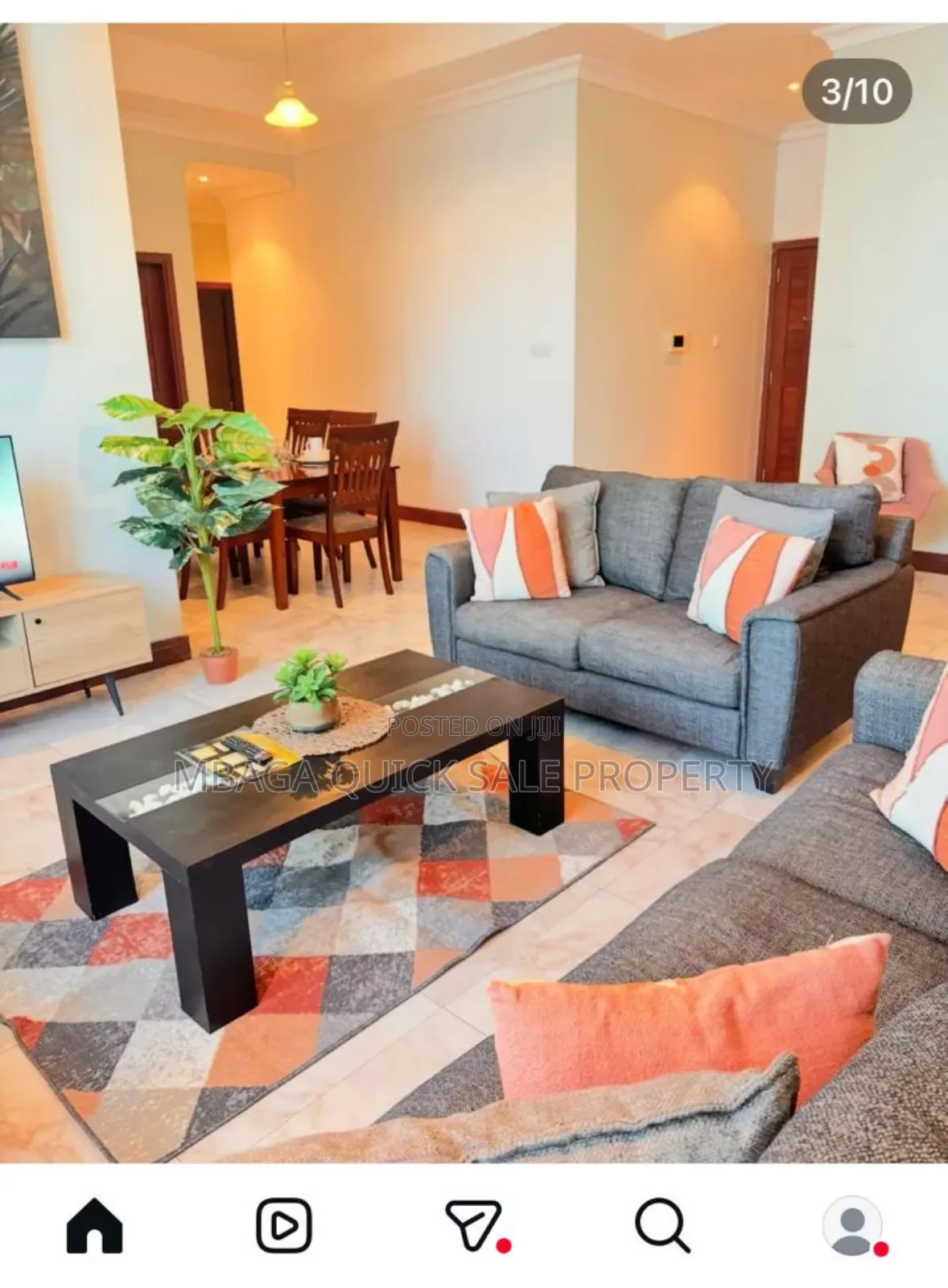 Furnished 3bdrm Apartment in Upanga for rent in Upanga West