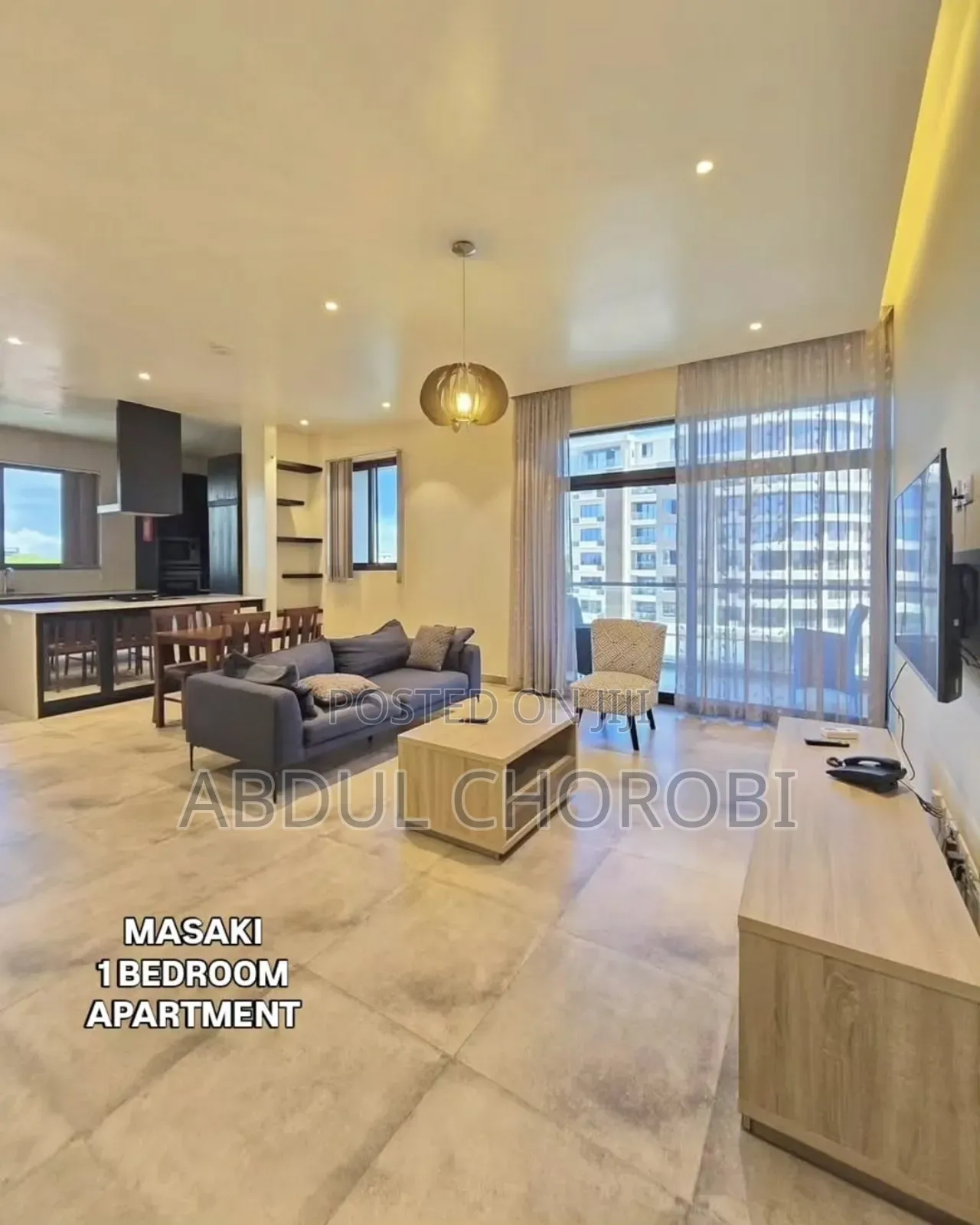 Furnished 1bdrm Apartment in Masaki for rent in Masaki
