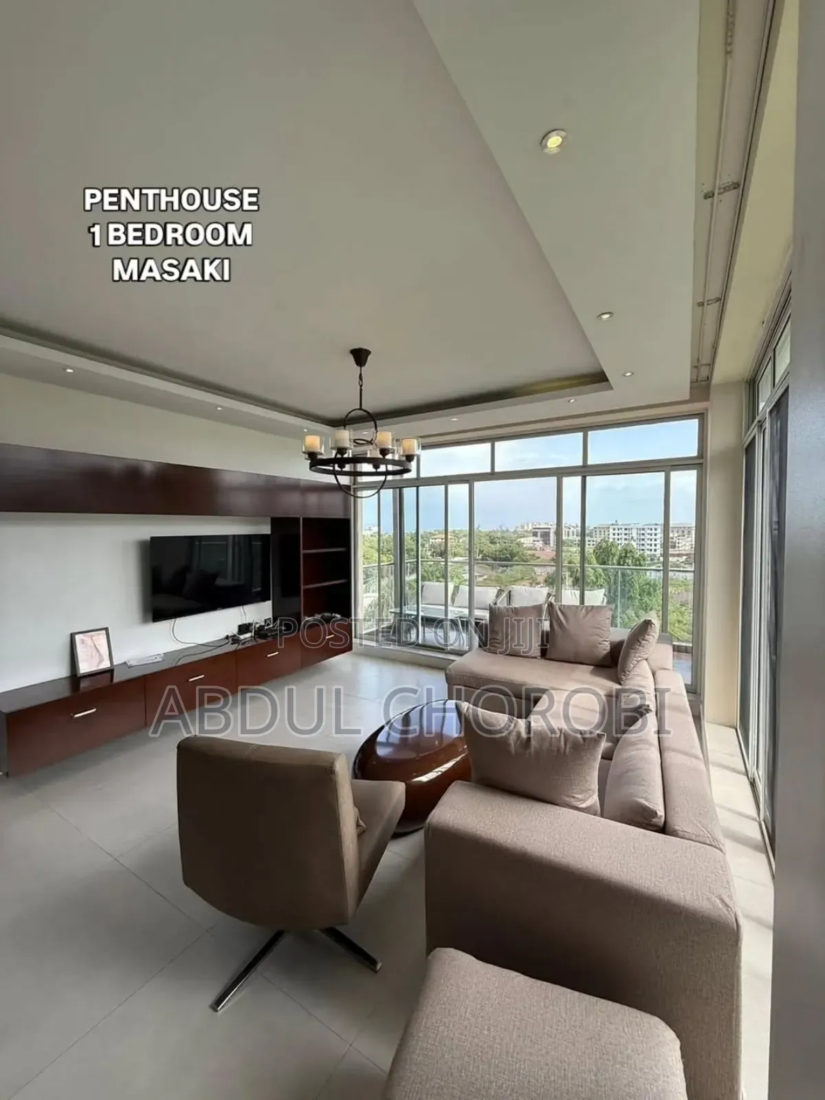 Furnished 1bdrm Penthouse in Masaki for rent in Masaki