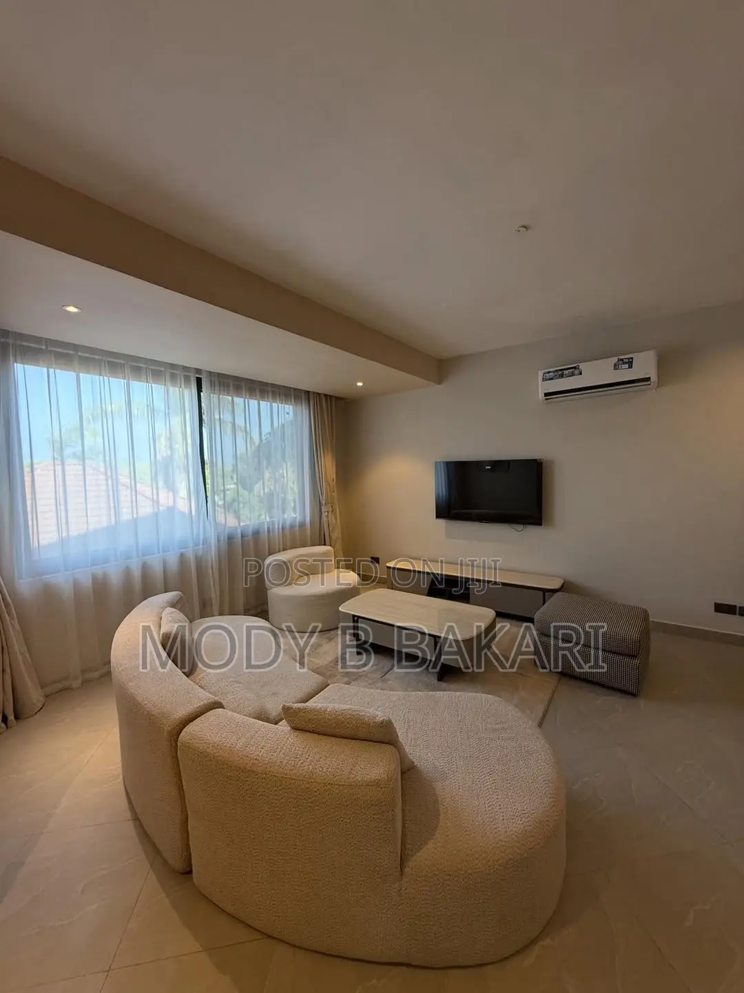 Furnished 1bdrm Apartment in Masaki for rent in Masaki