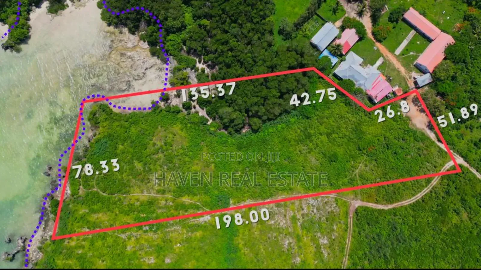 Beach Plot for Sale at Uroa Zanzibar in Unguja North