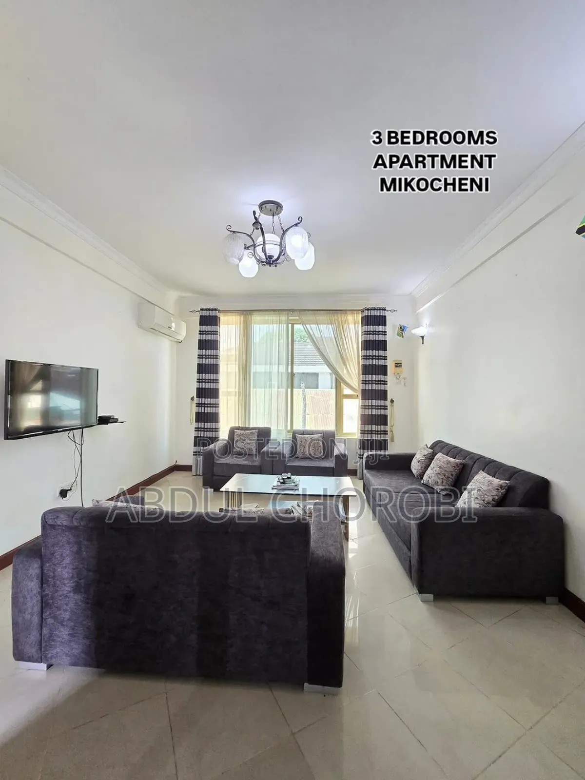 Furnished 3bdrm Apartment in Mikocheni for rent in Mikocheni