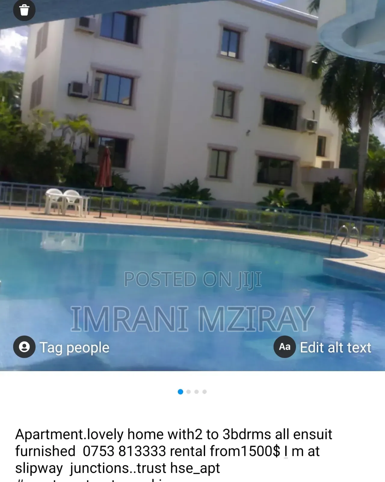 Furnished 3bdrm Apartment in Masaki for rent in Masaki