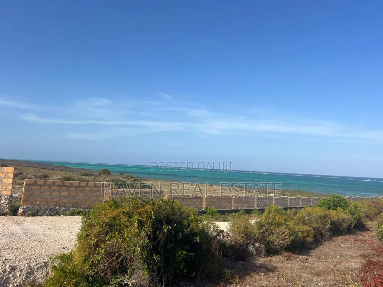Second Line Beach Plot for Sale at Zanzibar in Unguja North