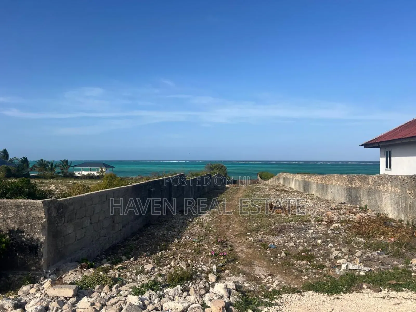 Second Line Beach Plot for Sale at Zanzibar in Unguja North