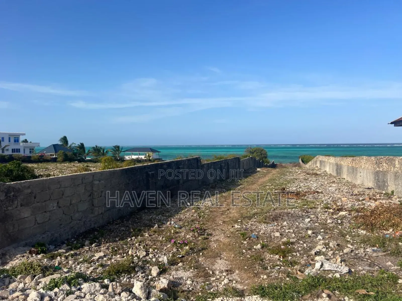 Second Line Beach Plot for Sale at Zanzibar in Unguja North