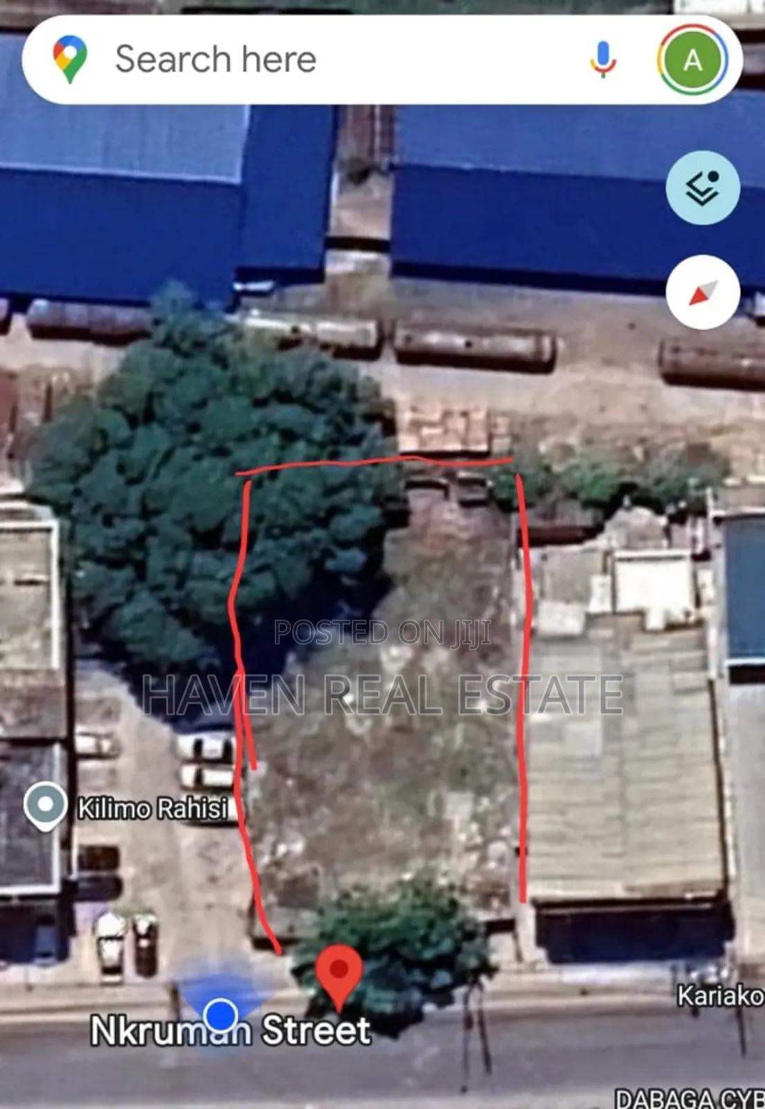 Plot for Sale at Posta City Center in Kisutu
