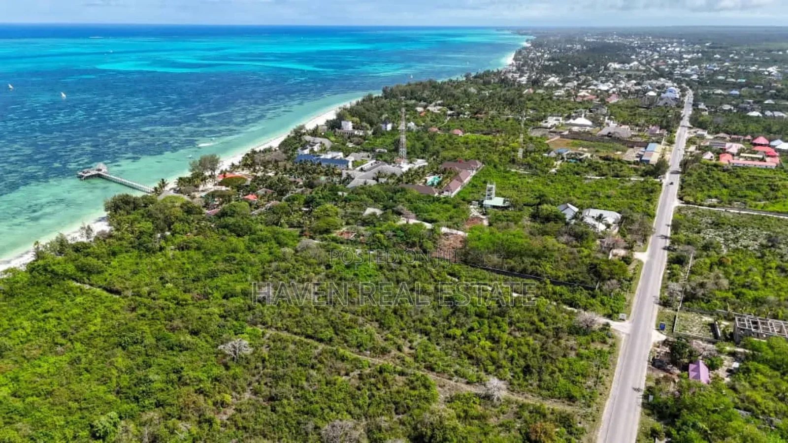 Prime Beach Plot for Sale at Jambiani Zanzibar in Kusini
