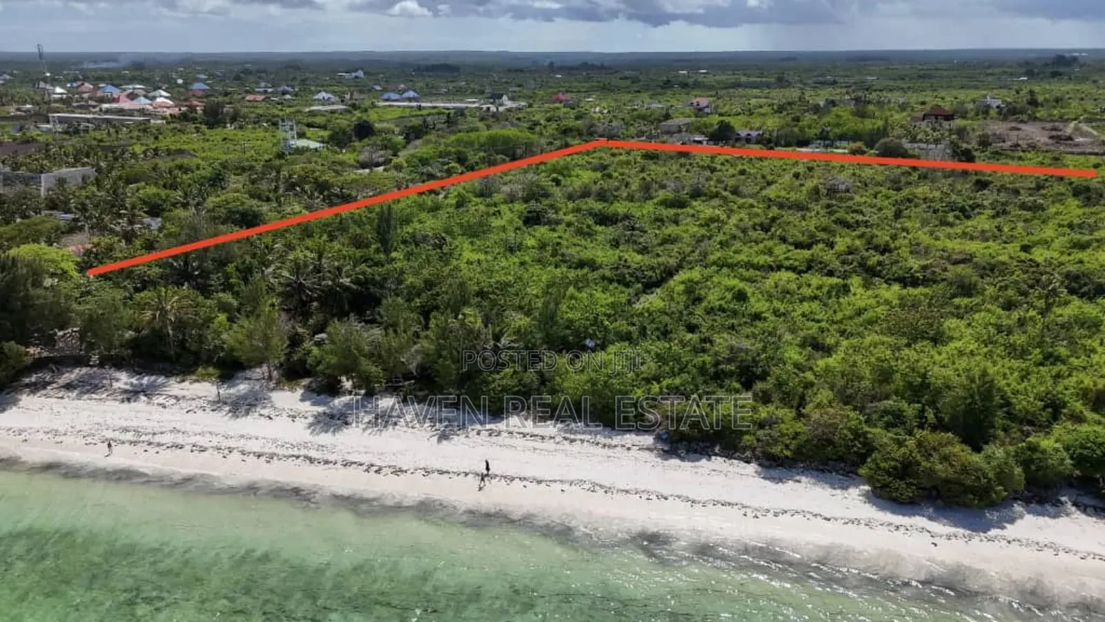 Prime Beach Plot for Sale at Jambiani Zanzibar in Kusini