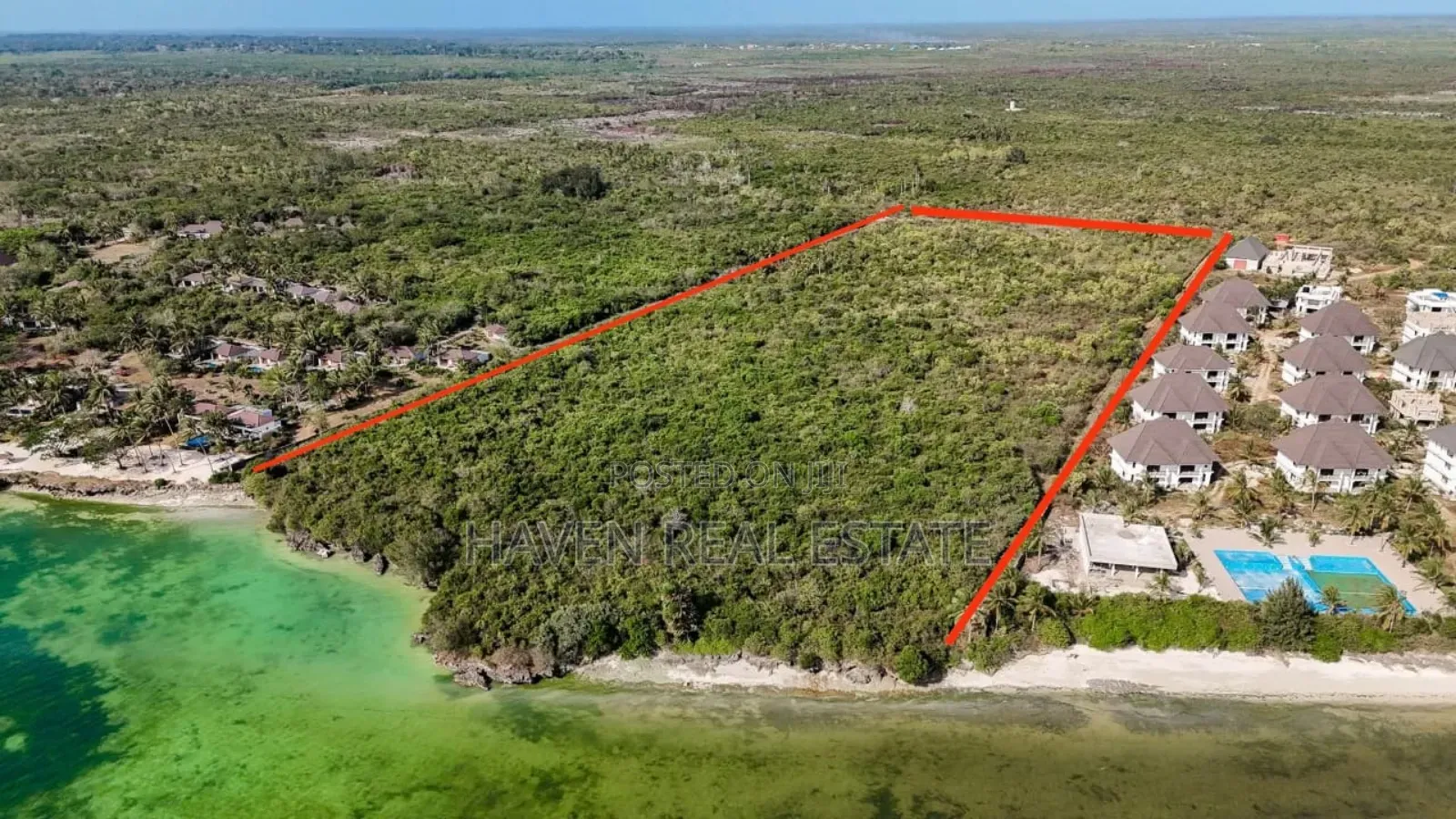Beach Plot for Sale at Zanzibar in Kaskazini A