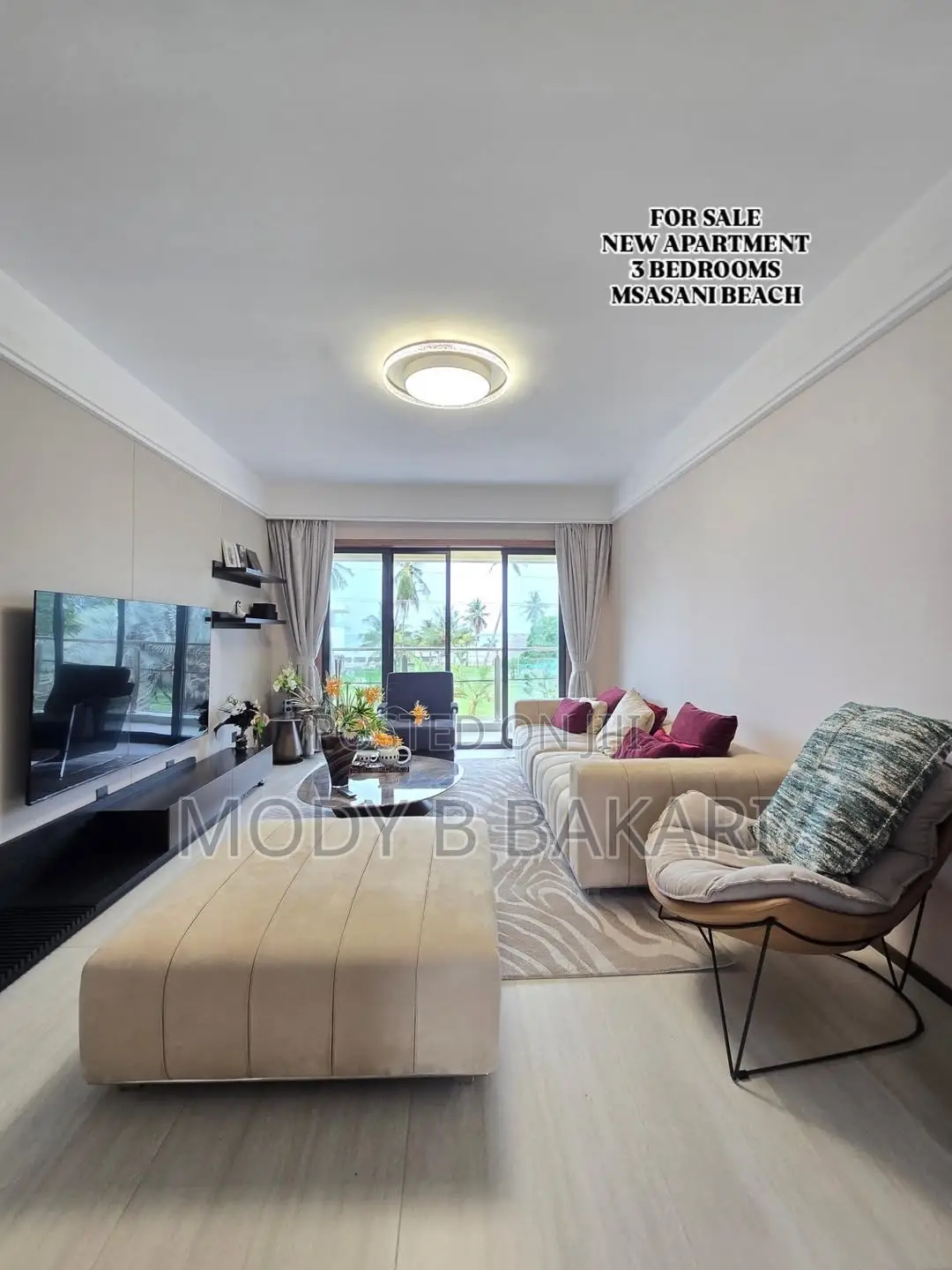 Furnished 3bdrm Apartment in Msasani for sale in Msasani