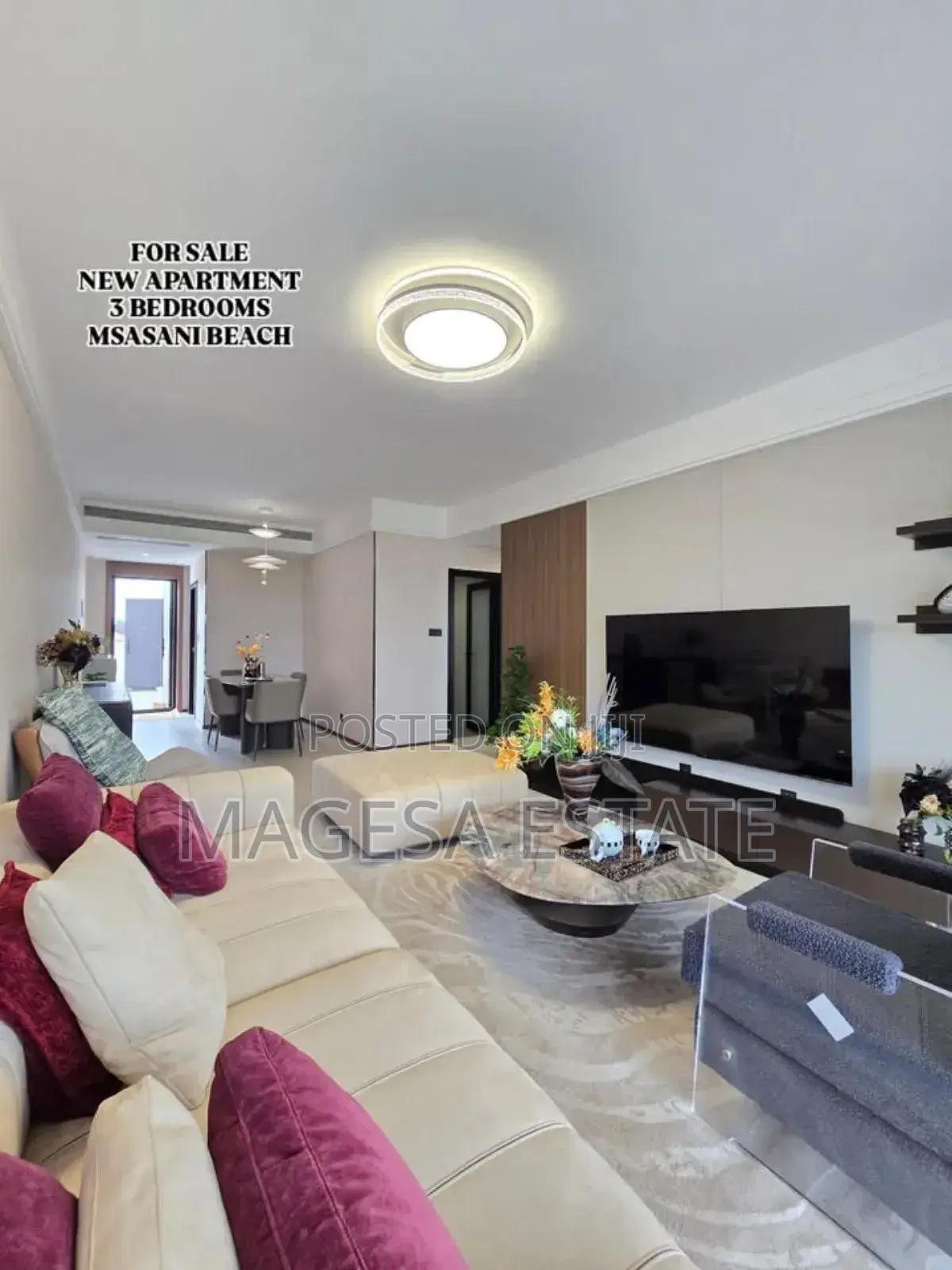 Furnished 3bdrm Apartment in Msasani for sale in Msasani