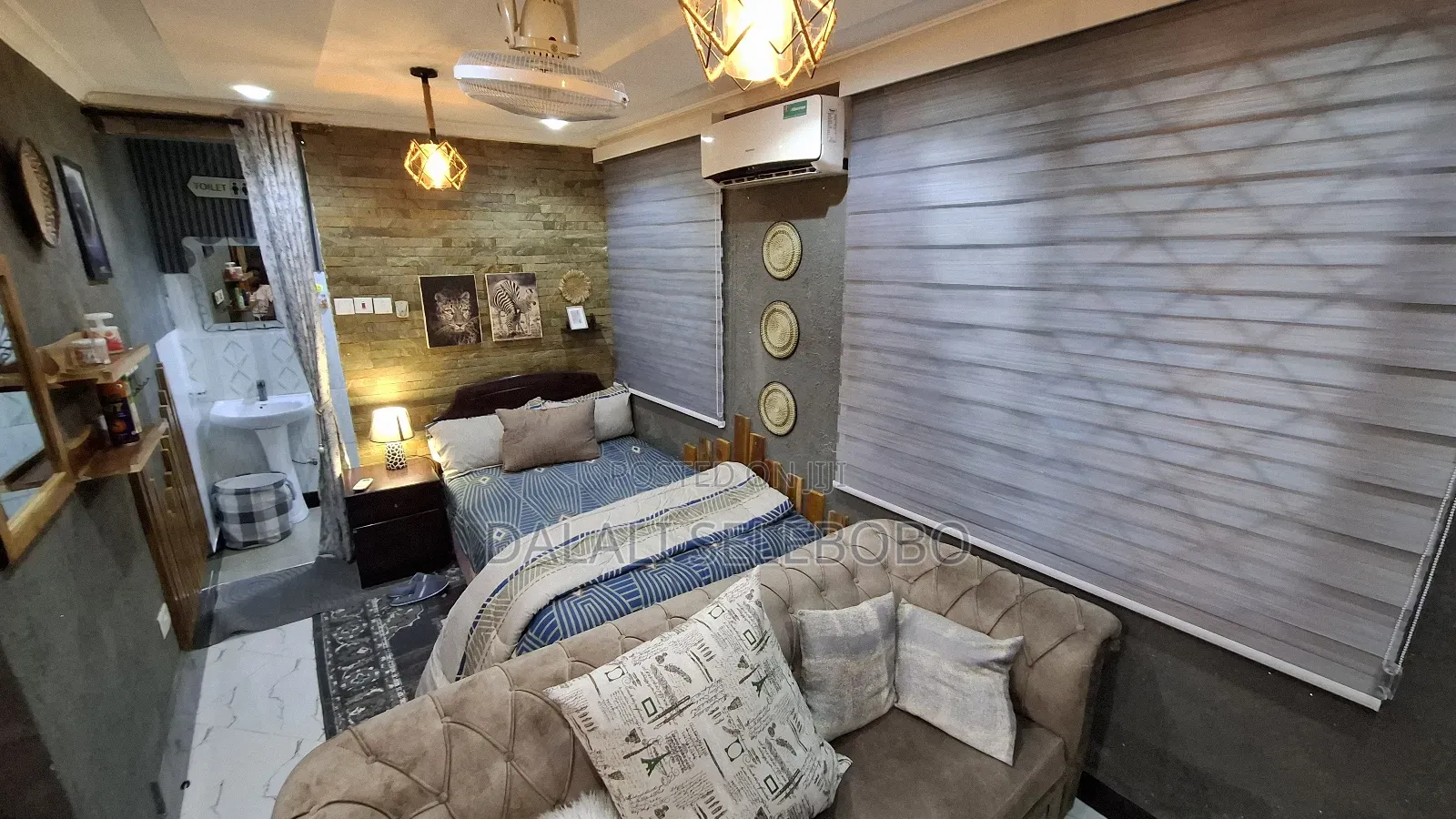 Furnished Studio Apartment in Survey, Kinondoni for rent in Kinondoni