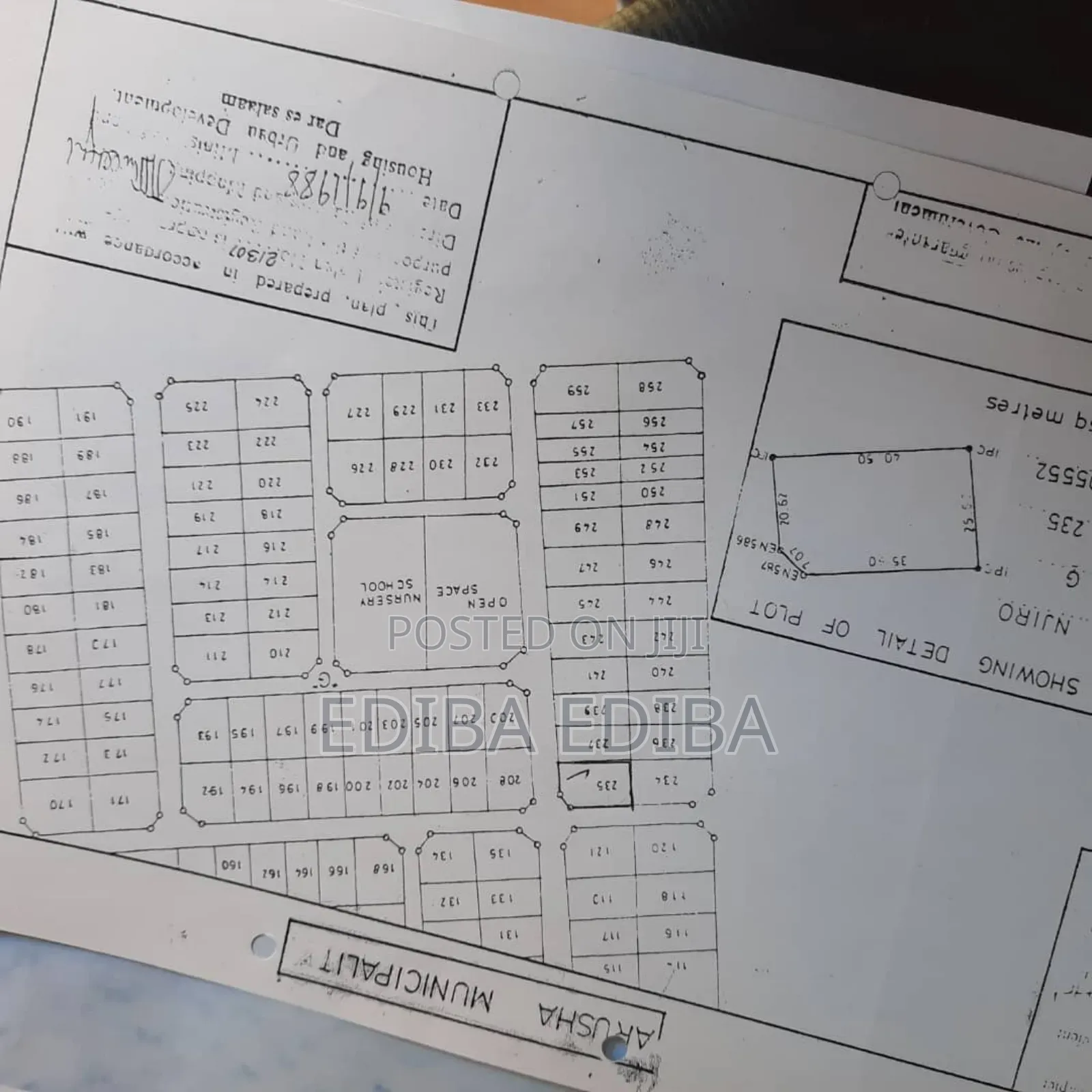 900 SQMS Plot for Sale at Agm PPF Arusha in Njiro