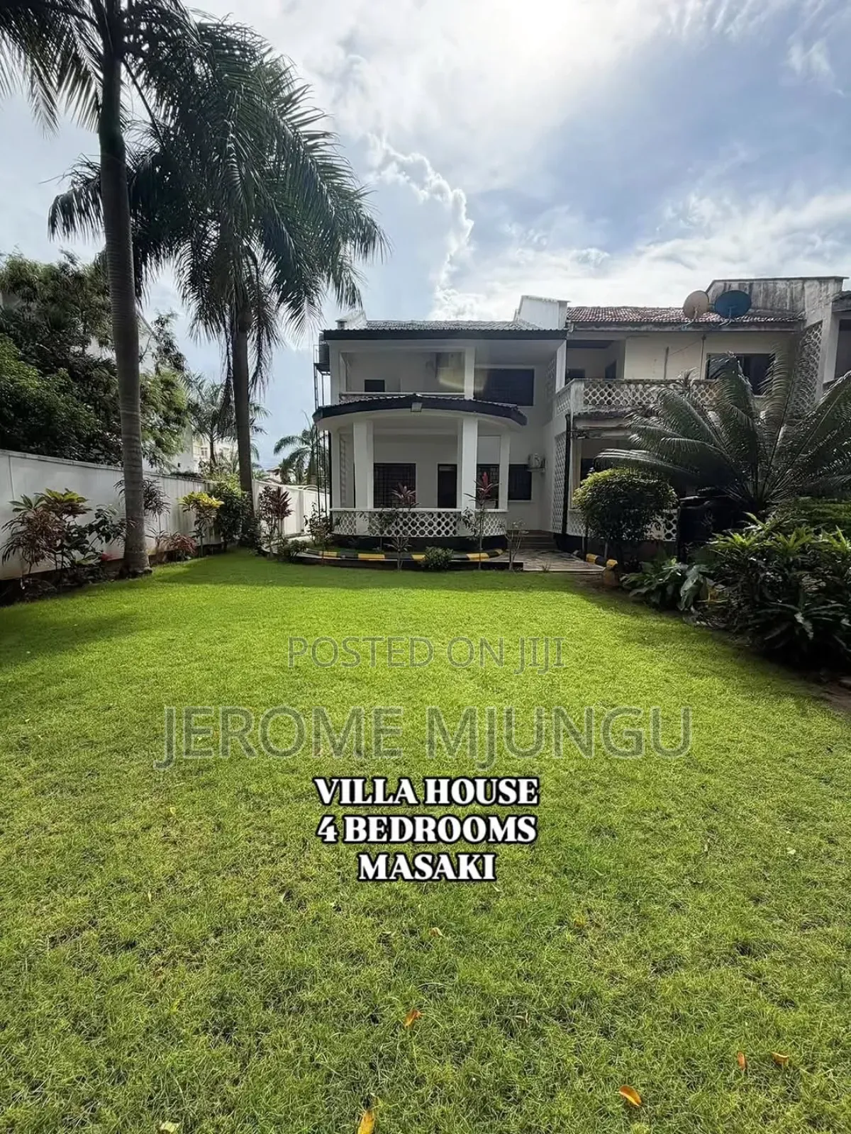 Furnished 4bdrm Villa in Masaki for rent in Masaki