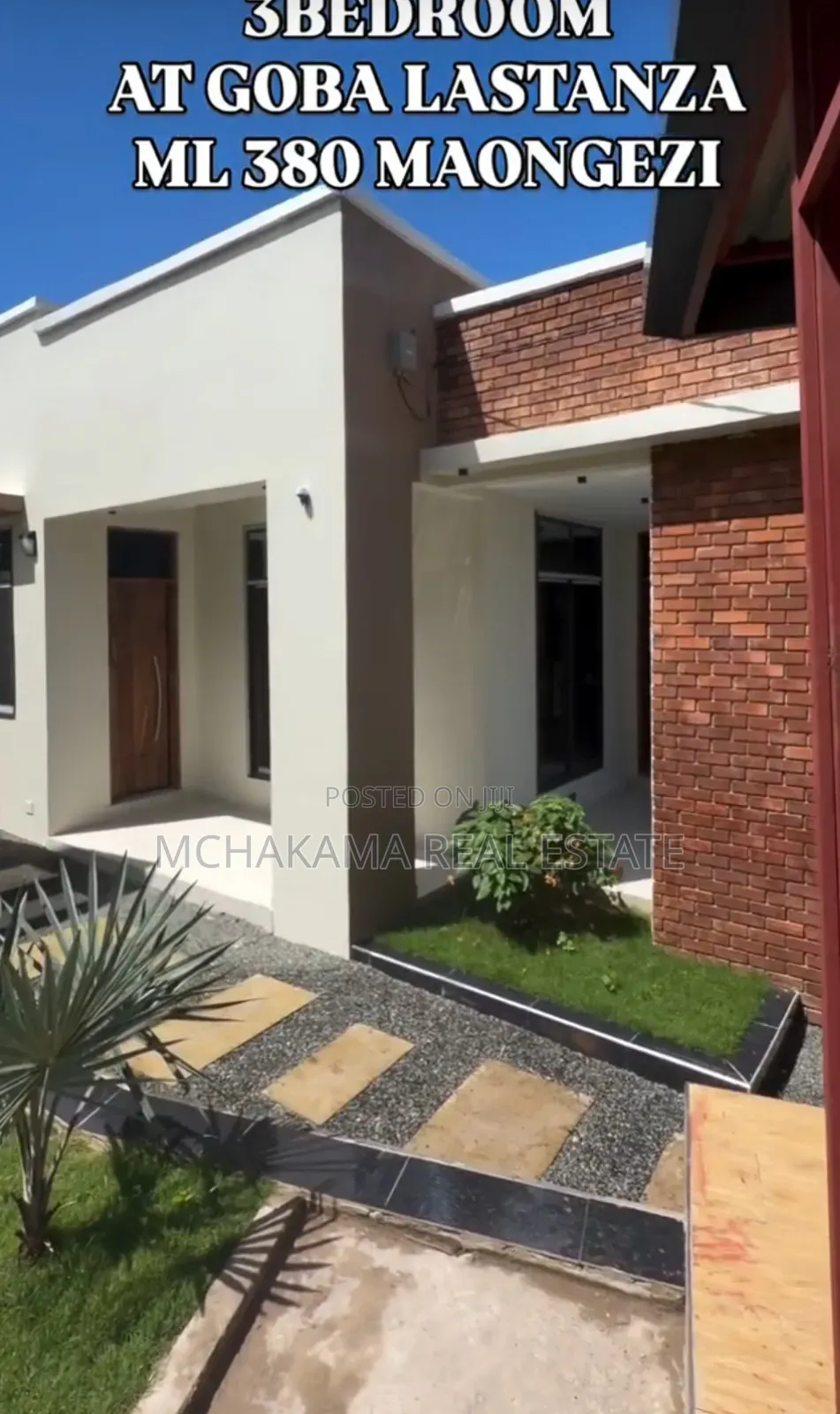 3bdrm House in Mchakama Real Estate, Goba for sale in Goba